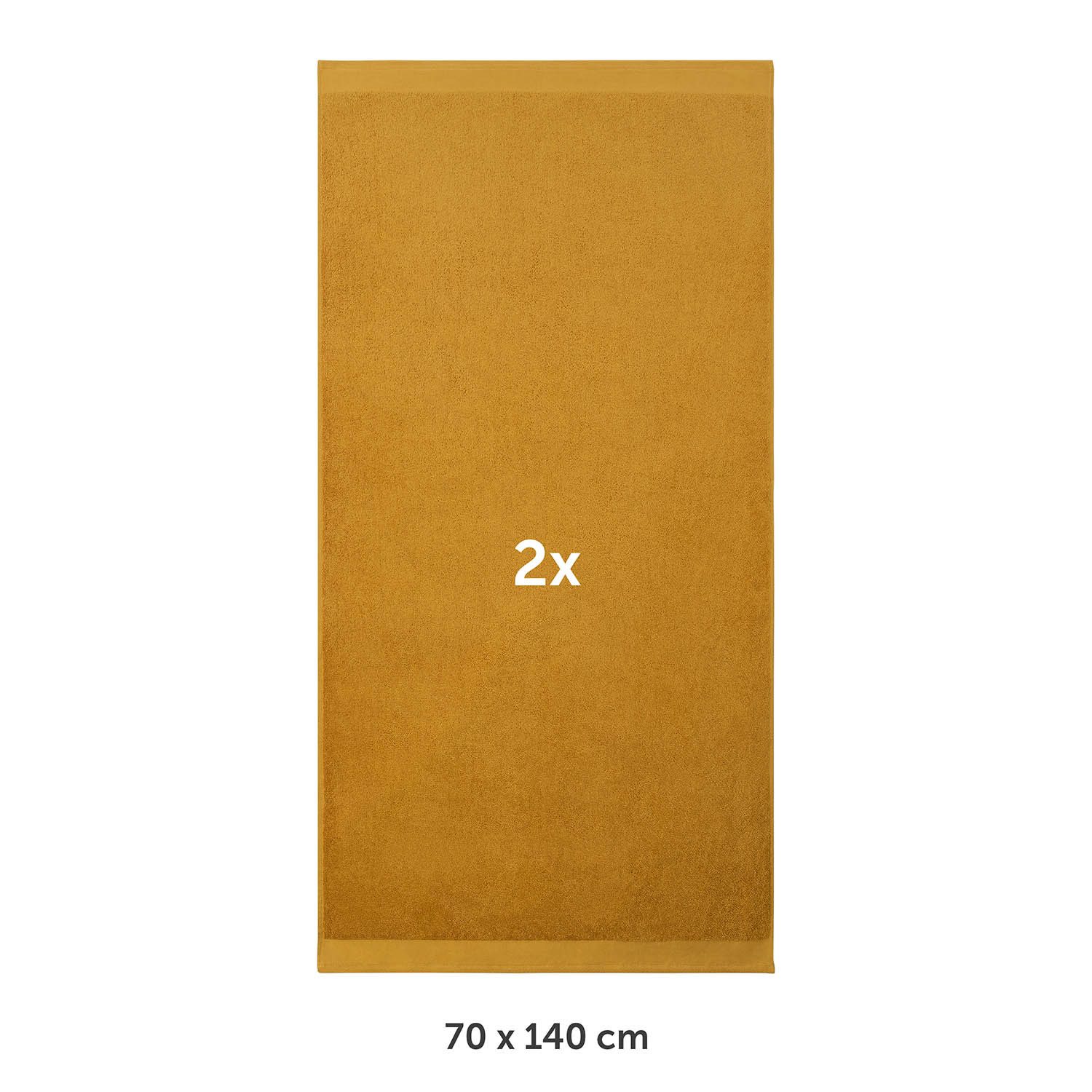 Blumtal Badetücher Premium Frottier Handtücher Set 2 teilig 100% Baumwolle, günstig online kaufen