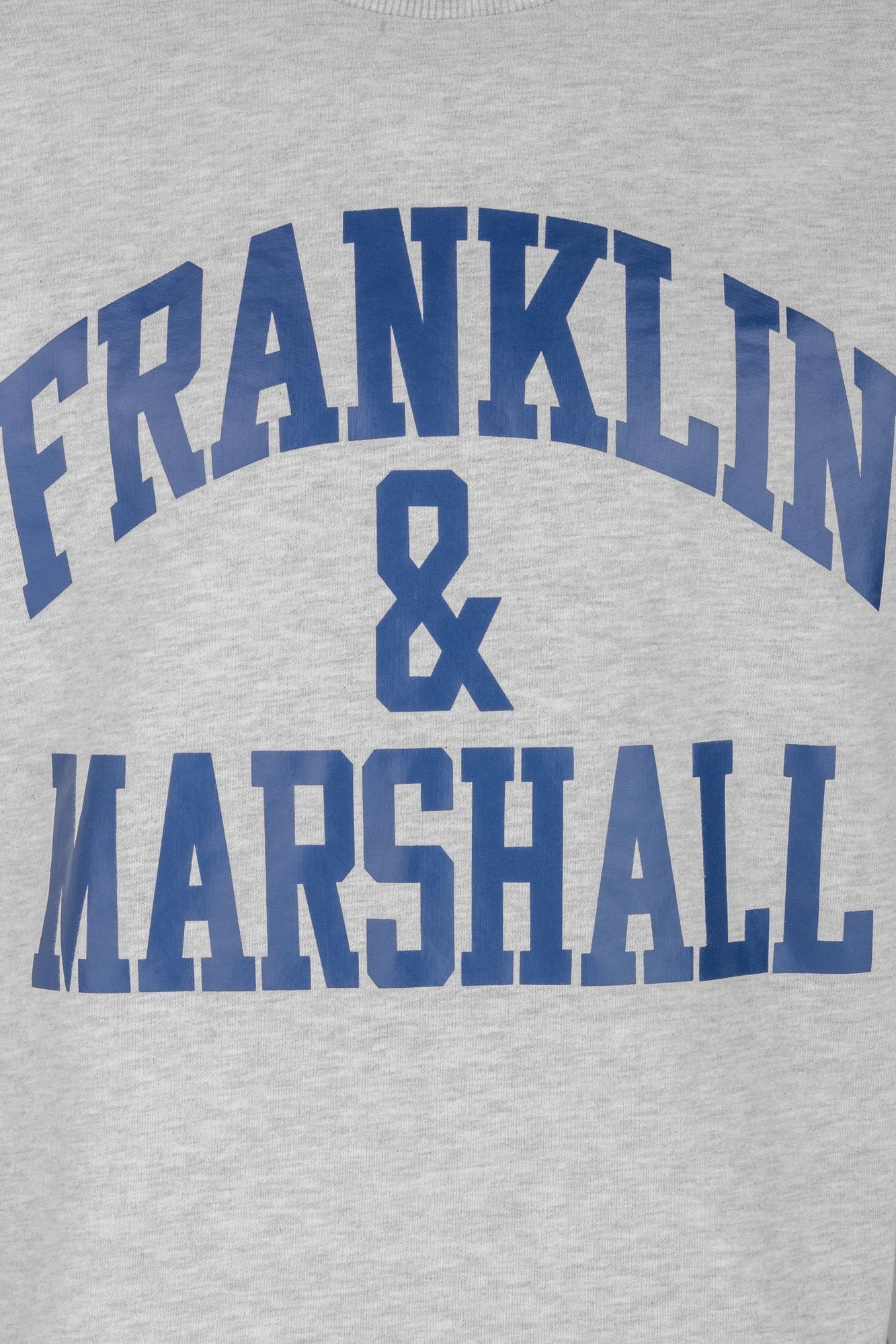 Franklin Baumwolle mit Marshall & Jogginghose Stick-Logo Sweatshirt reiner aus