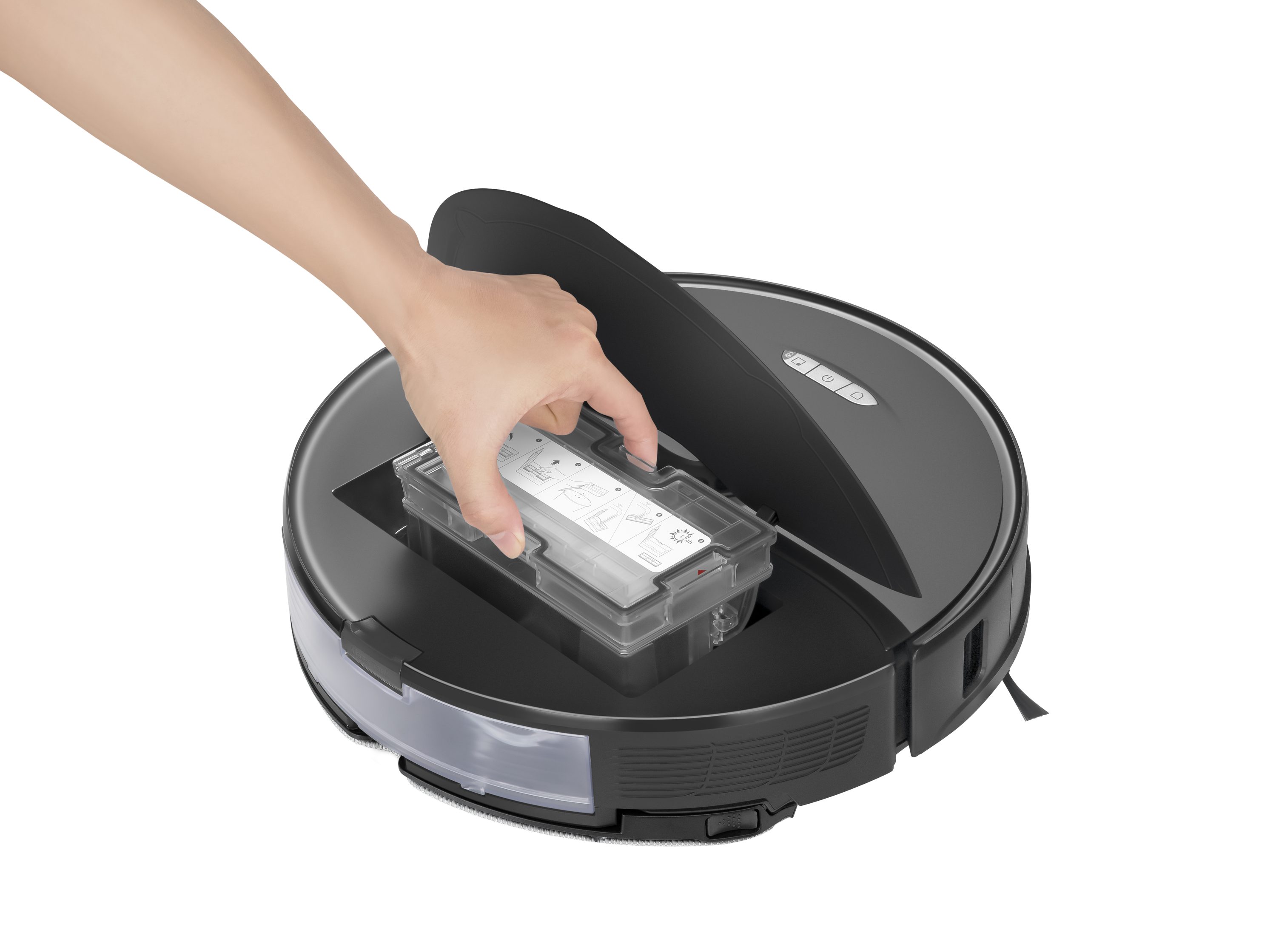 Roborock Nass-Trocken-Saugroboter Roborock S8 Saugroboter, Beutellos mit waschbarem Filter, Anpassbare App Steuerung