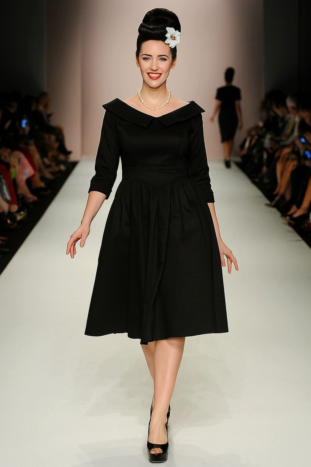 Dolly and Dotty A-Linien-Kleid Ruth Schwarz Vintage Retro Rockabilly