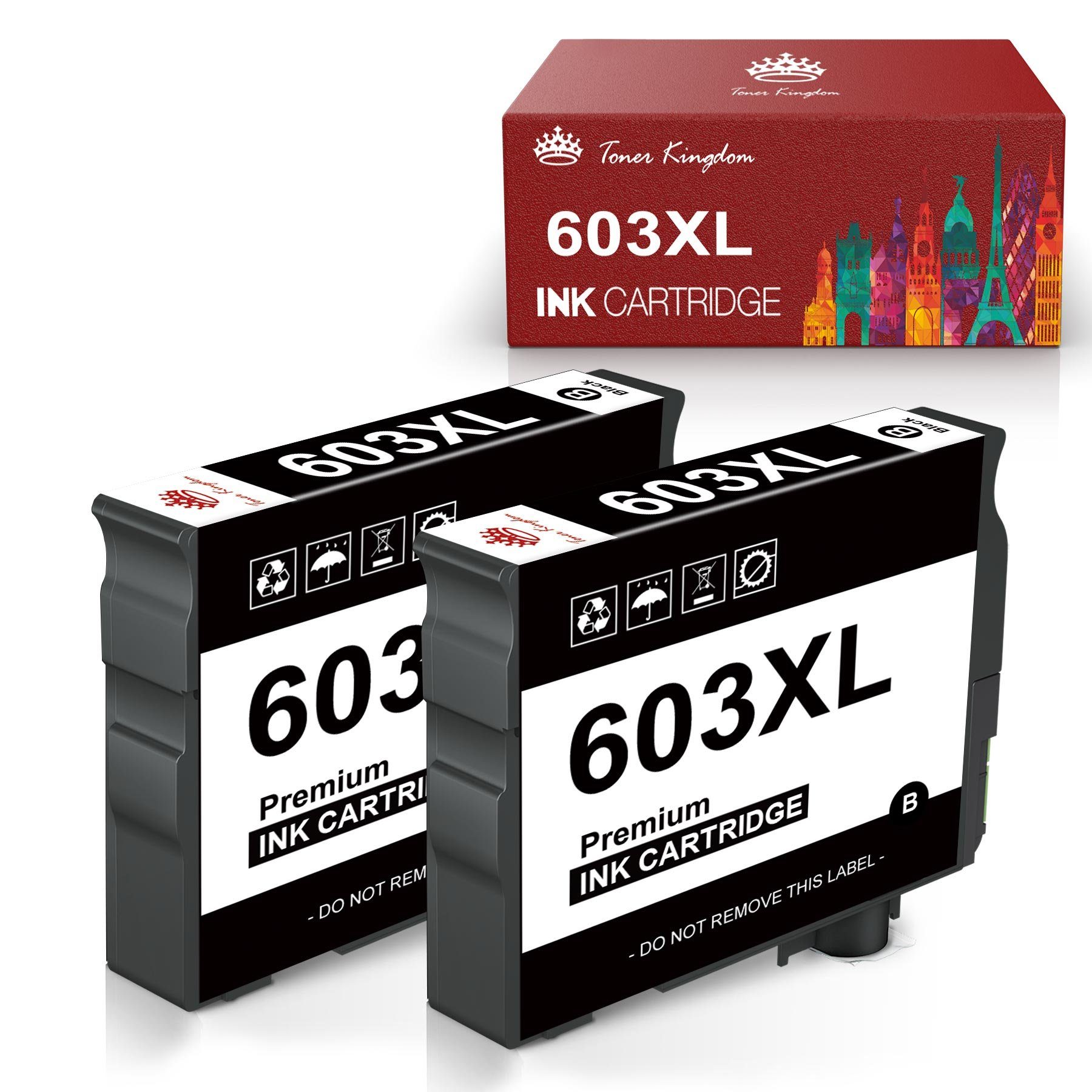 Toner Kingdom »603XL 603 XL« Tintenpatrone (Multi-pack, 2-tlg., für Epson  Workforce WF-2830 WF-2810 WF-2835 WF-2850) online kaufen | OTTO