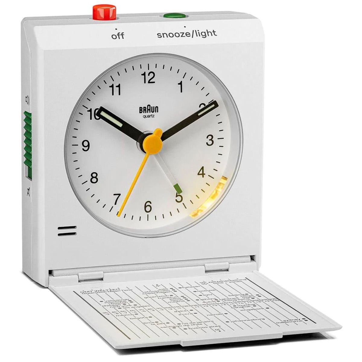 Wecker BC 05 W Quarz-Klappwecker