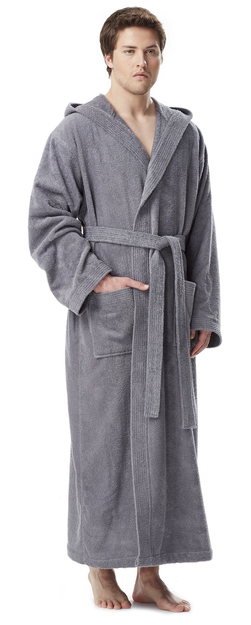 Arus Herrenbademantel Pacific, 100% Baumwolle, mit günstig online kaufen