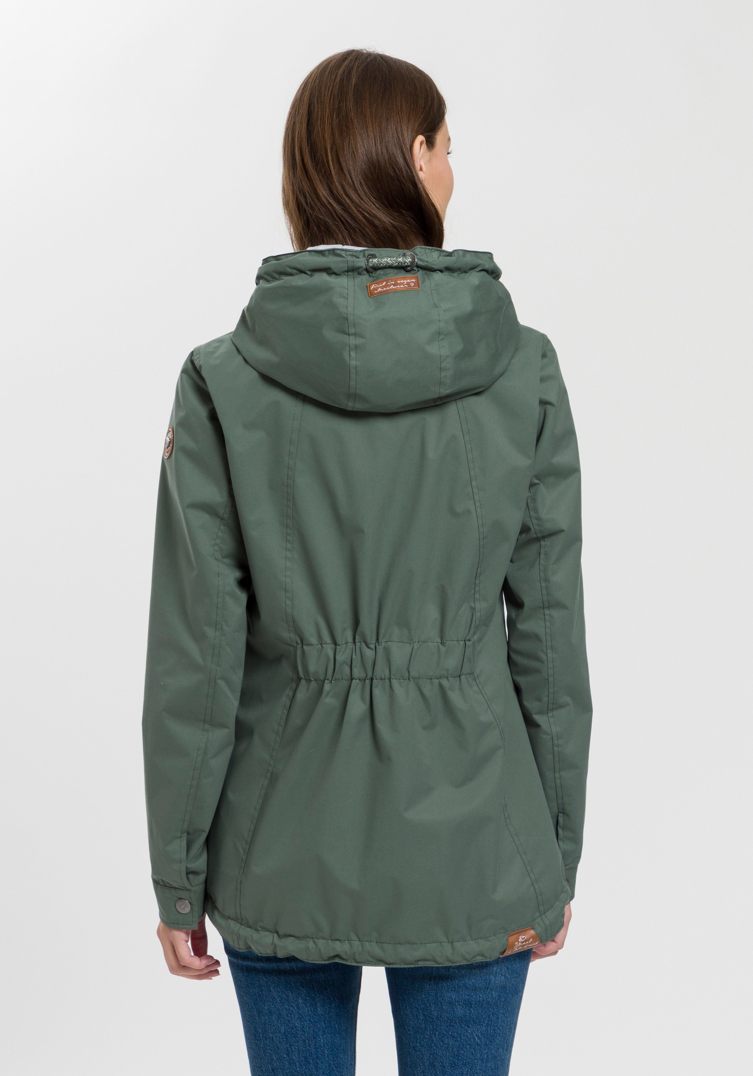 Funktionsjacke 5031 ZUZKA Übergangs-Outdoor-Jacke Ragwear ZUZKA coating stylische Water OUNI OLIVE repelent