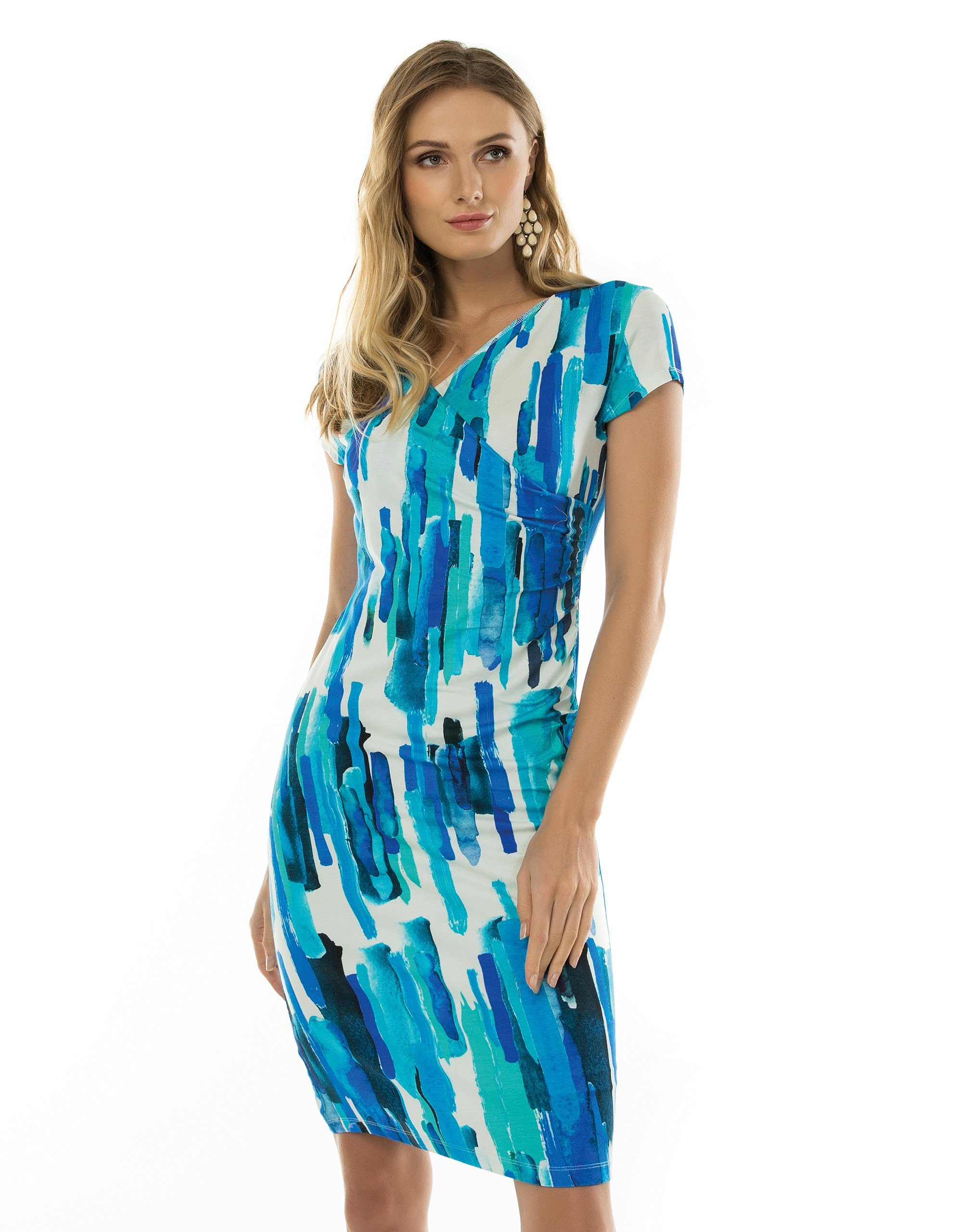 Damen Kleider Passioni Druckkleid Kleid mit grafischen Druck mit Print