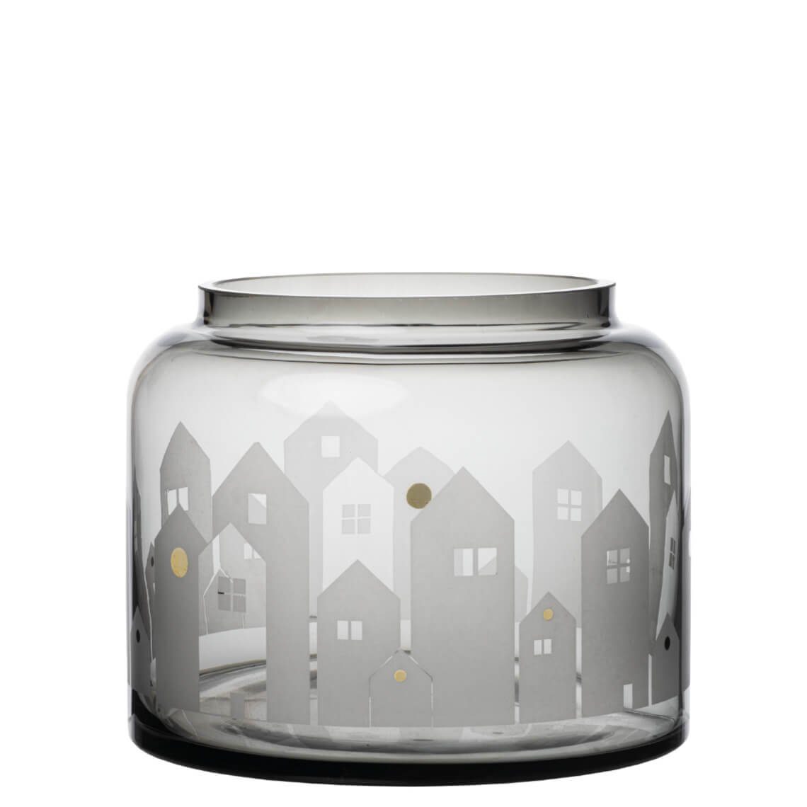 Räder Design Dekovase Wintervase, Winterlicht "Häuser"