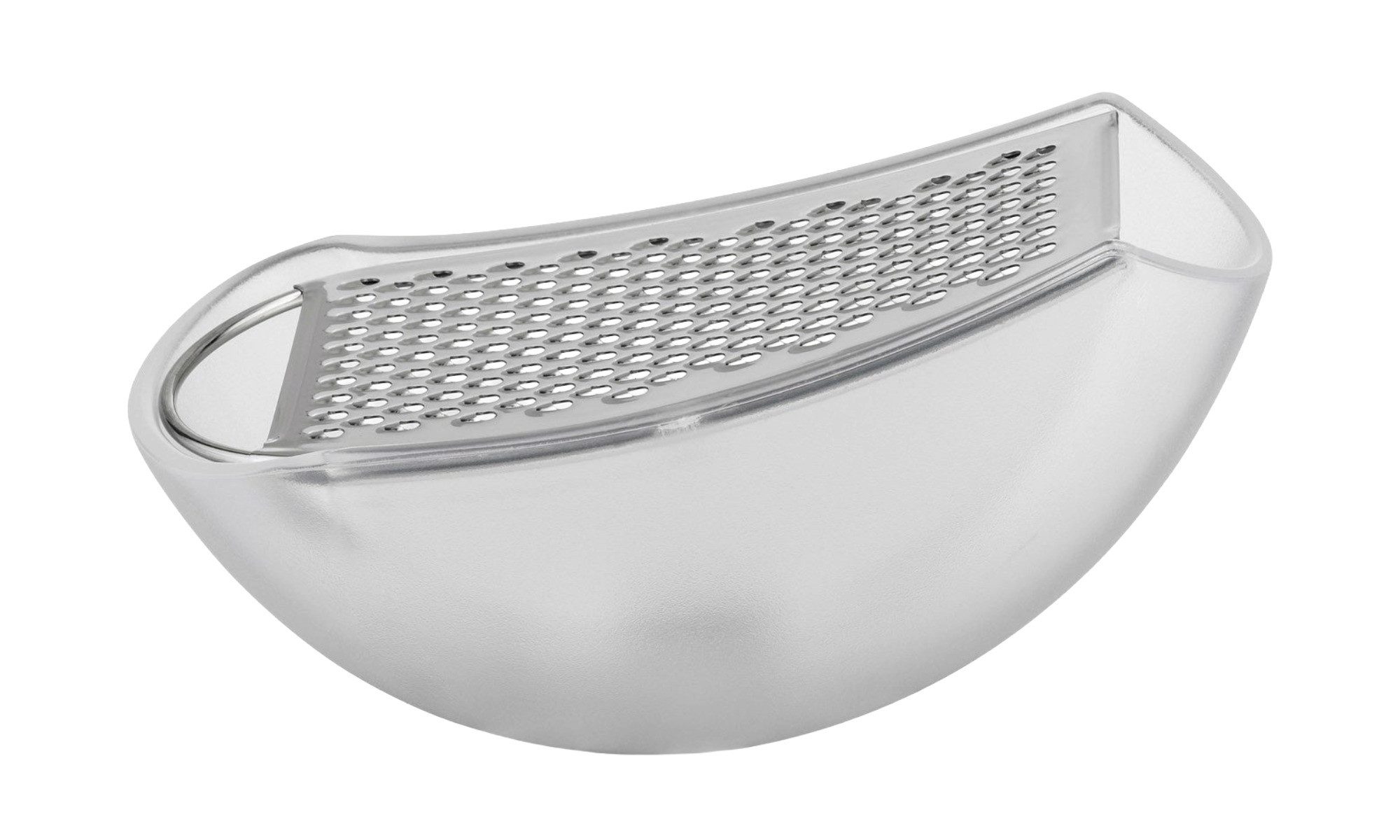 Alessi Käsereibe Alessi Parmenide Reibe mit Käsedose, Edelstahl, Thermoplastisches Harz