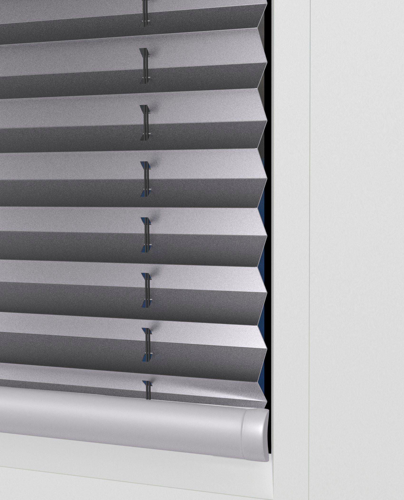 indeko Plissee Thermo-Deluxe, verdunkelnd, mit Bohren, verspannt, verschraubt, zur Montage in der Glasleiste, nach Maß