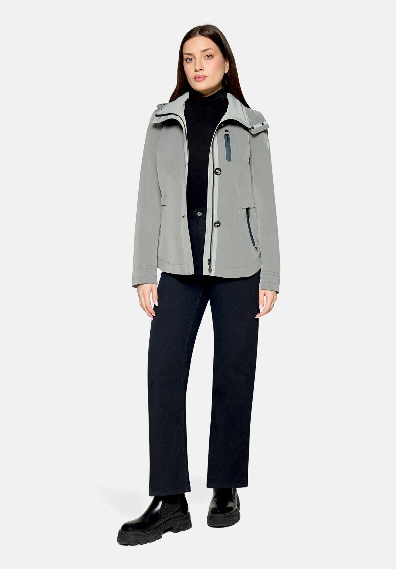 Gil Bret Sommerjacke Damen mit abnehmbarer Kapuze
