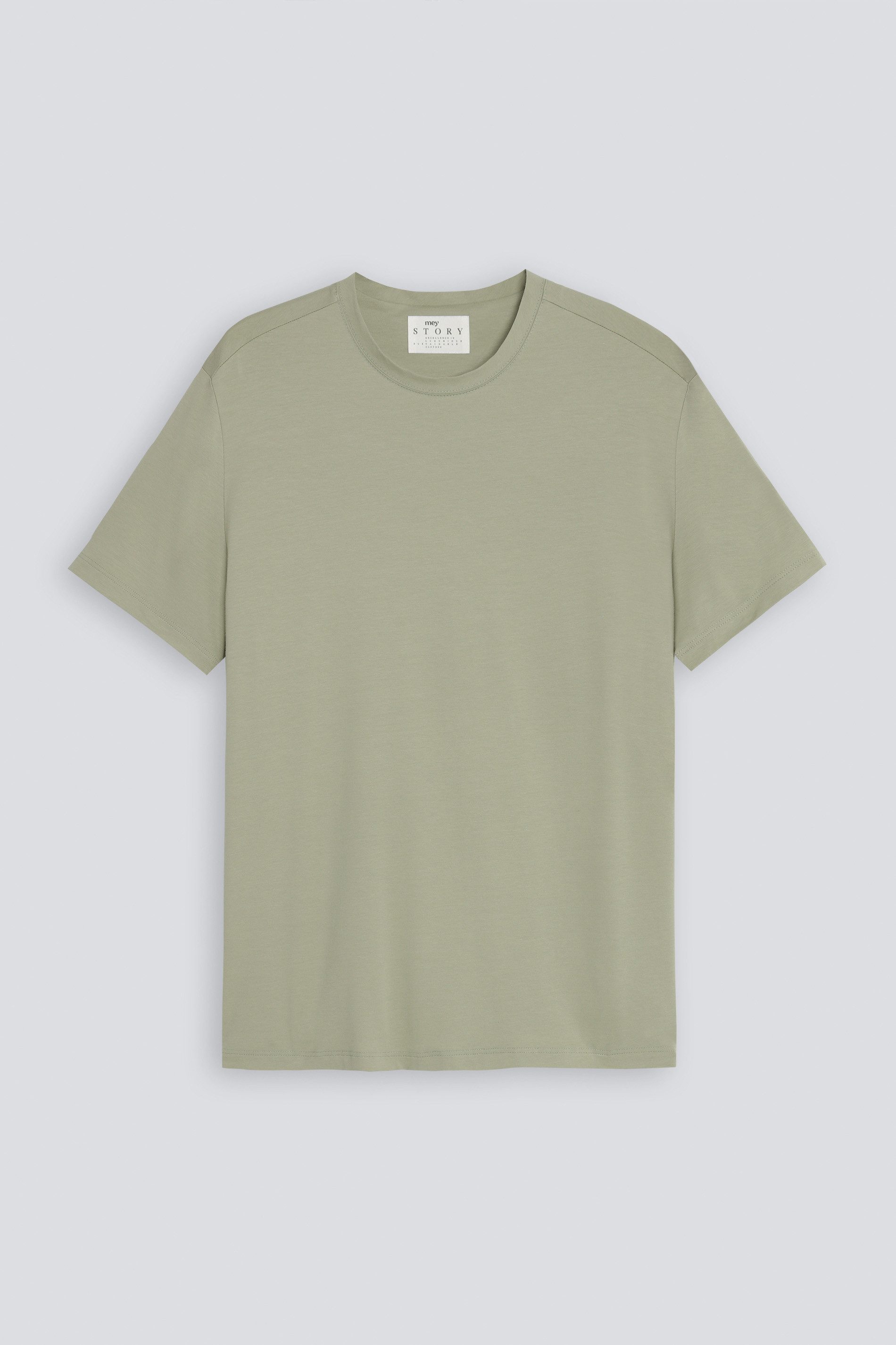 Mey Kurzarmshirt Mey Herren T-Shirt Serie Cotone Stretch Uni Shirt (1-tlg)