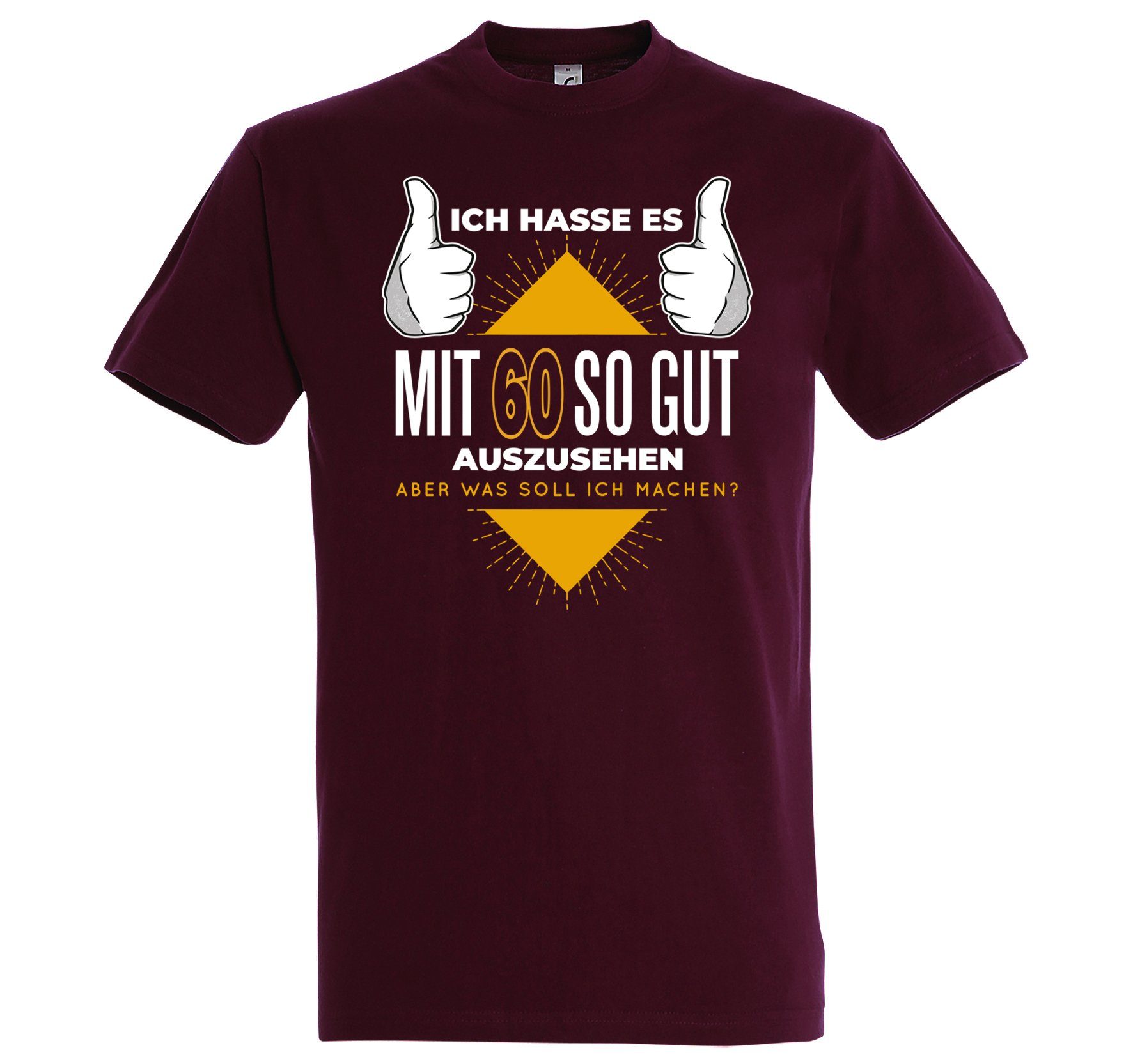 T-Shirt 60 Und Gutaussehend Herren Shirt