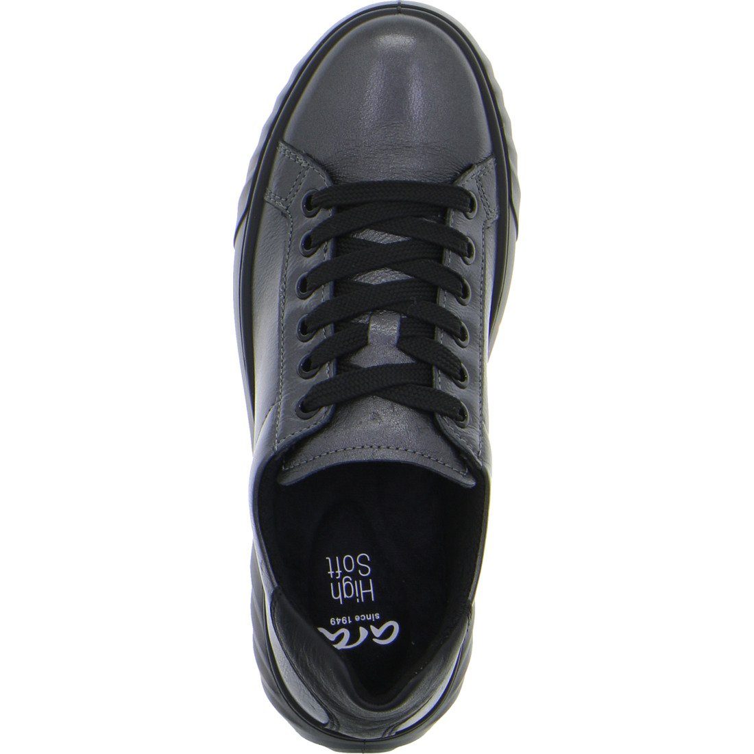 Leder - 049672 Ara Damen Sneaker Ara Schuhe, grau Sneaker Monaco