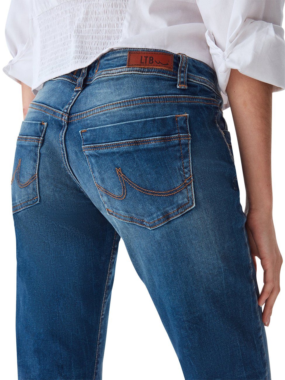LTB Straight-Jeans Damen Jeanshose Valentine Regular Fit Denim Hose mit Stretch