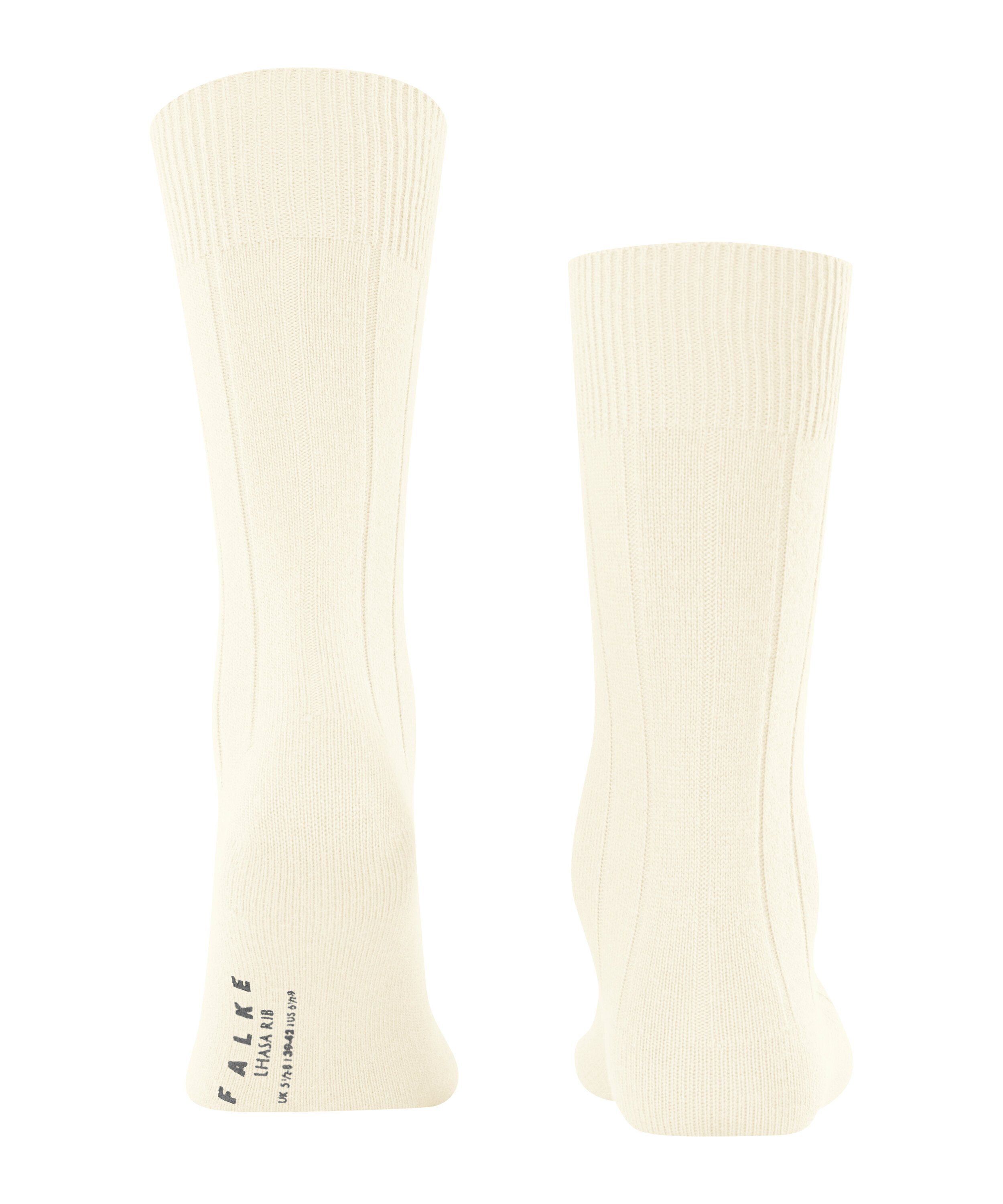 FALKE Socken (2022) Rib Lhasa (1-Paar) pearl