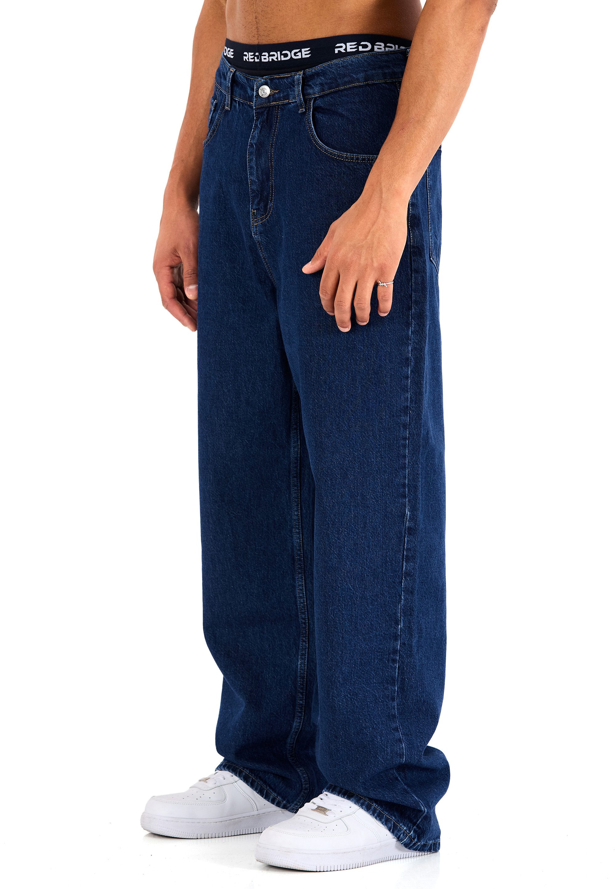 RedBridge Weite Jeans by Denim House Baggy mit weitem Bein Classic Denim Look Moderner Streetwear Look