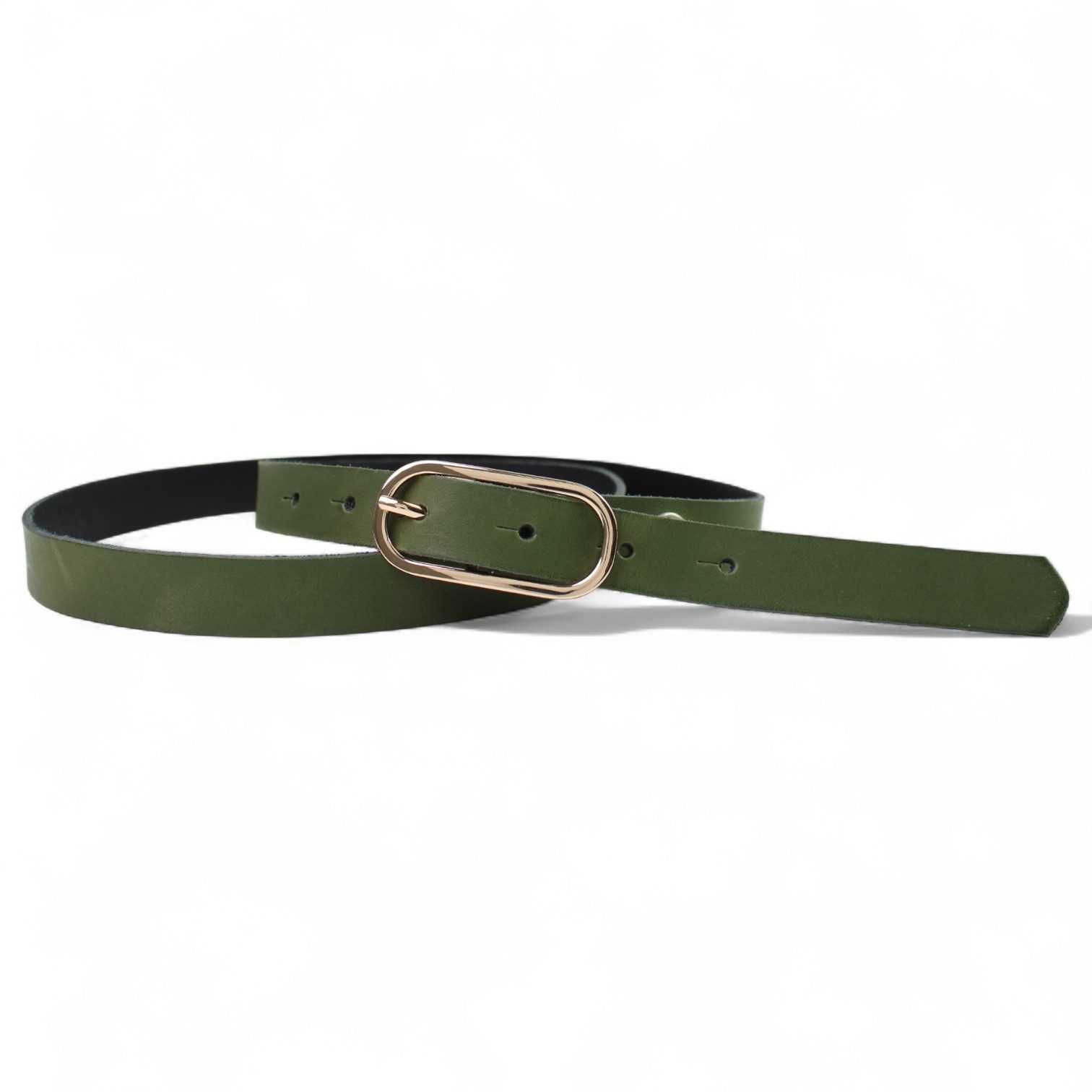 FRONHOFER Taillengürtel Damen Rindleder schmal (1-St) 2 cm, vergoldet, für Jeans