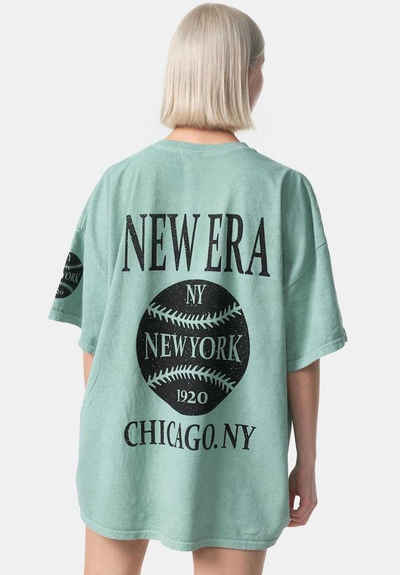 Worldclassca T-Shirt Worldclassca Oversized Print T-Shirt NY NEW YORK Tee Sommer Oberteil