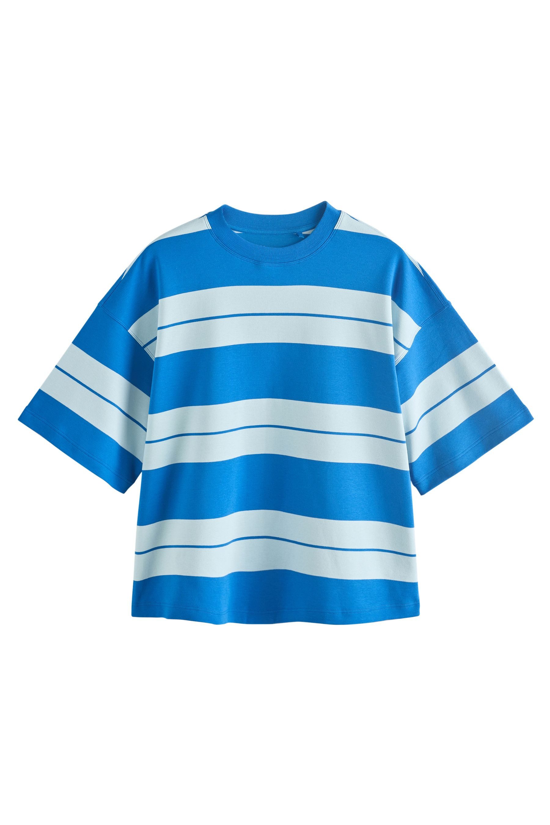 Next T-Shirt Kastiges Relaxed Fit Oversized-T-Shirt, Baumwolle (1-tlg) günstig online kaufen