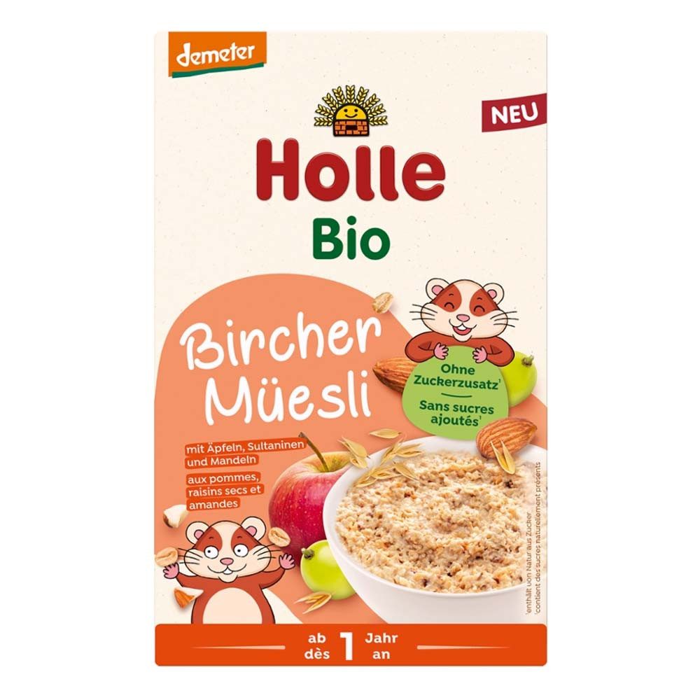 Holle baby food Cerealien Bio-Müsli - Vollkorn Birchermüesli 200g