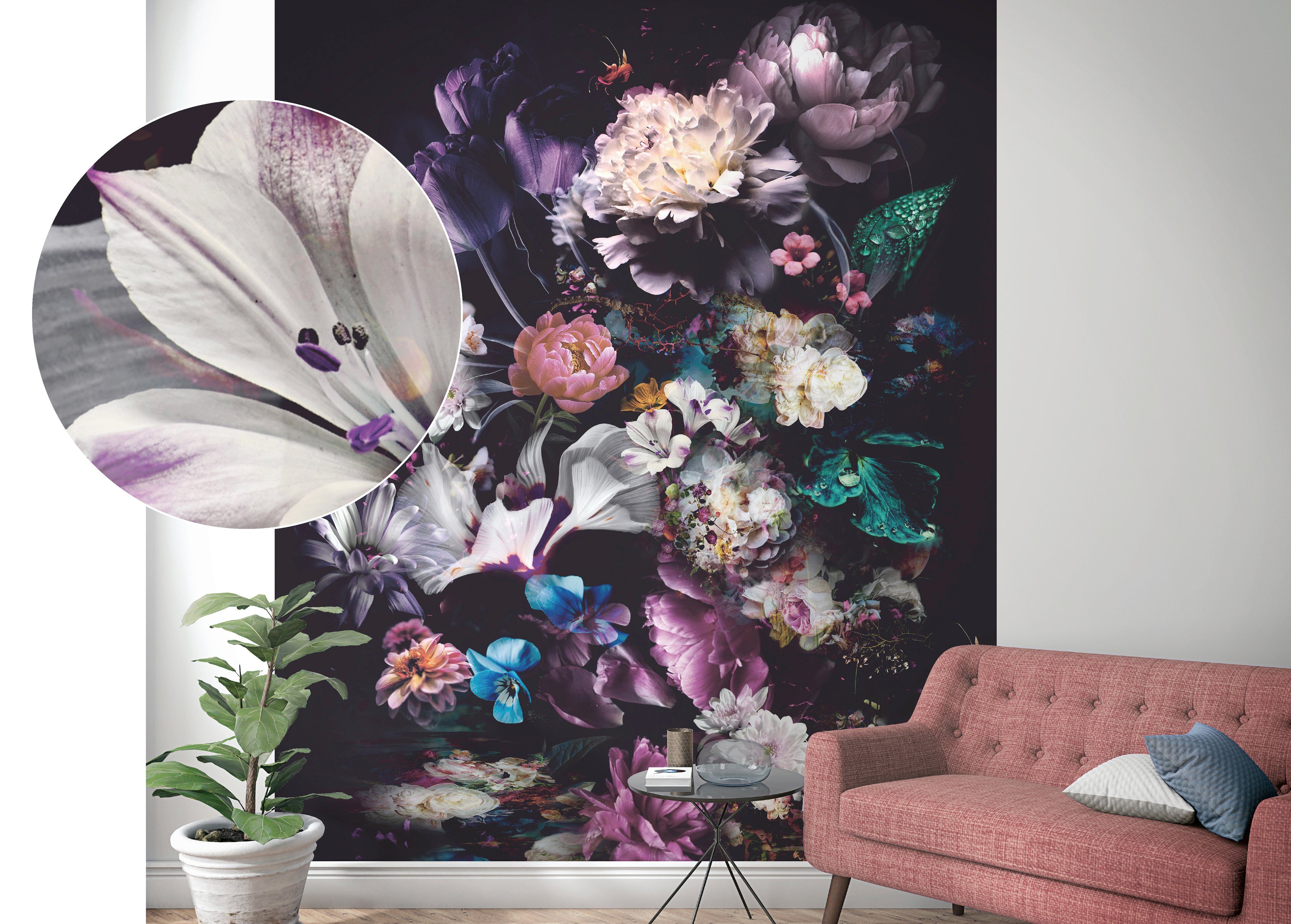 Marburg Fototapete, botanisch, moderne Tapete für Wohnzimmer Schlafzimmer Küche