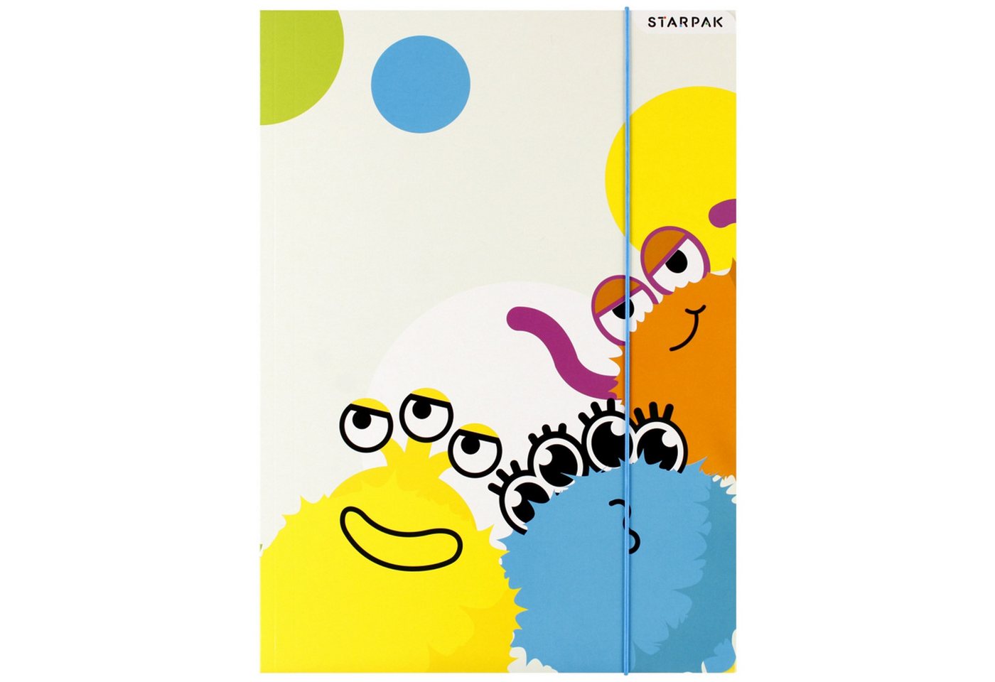 Thumbnail - Sarcia.eu Organisationsmappe UNGEHEUER LAMINIERTE Sammelmappe A4 mit Gummizug – STARPAK