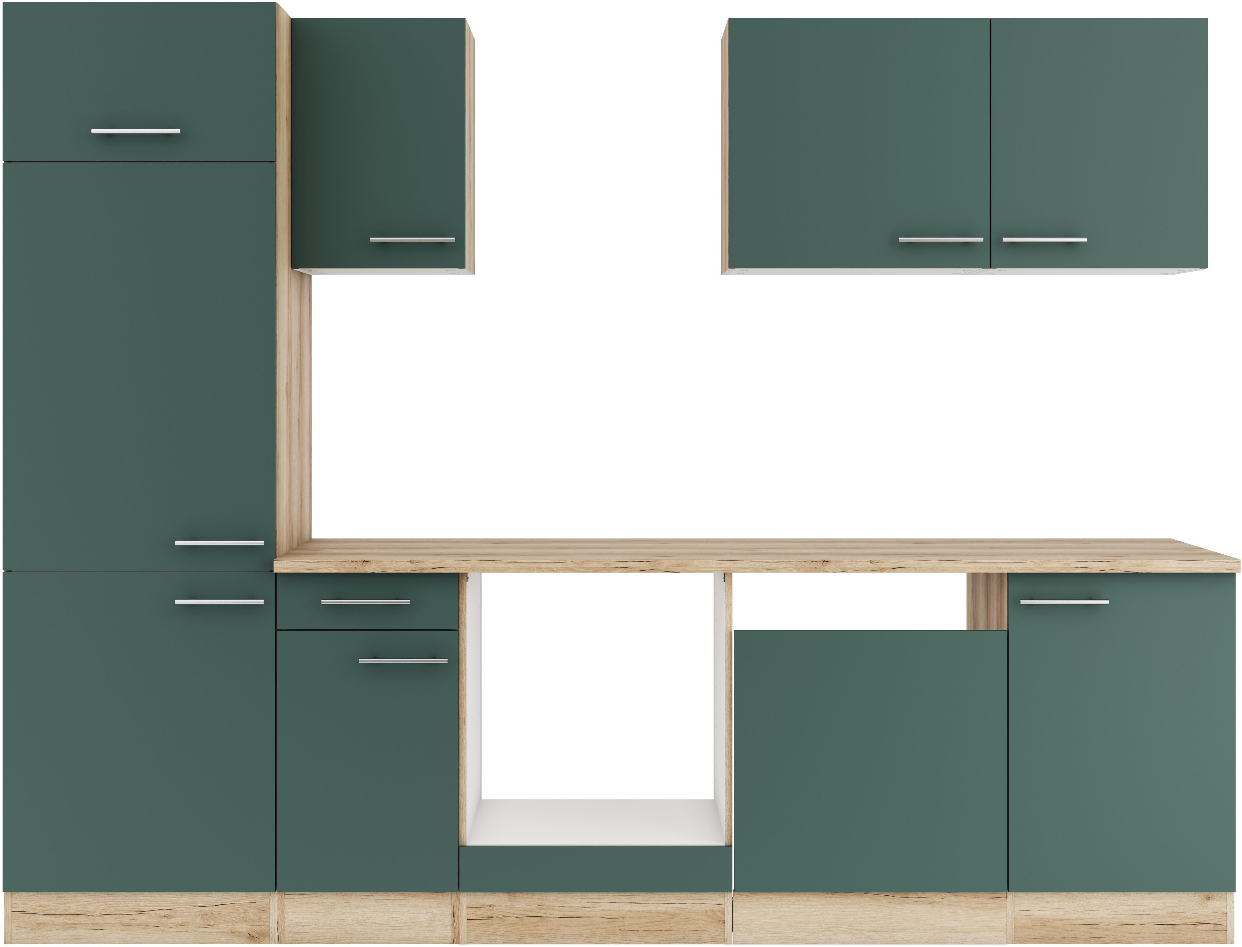 OPTIFIT Küche Bella, Breite 270 cm, wahlweise mit E-Geräten