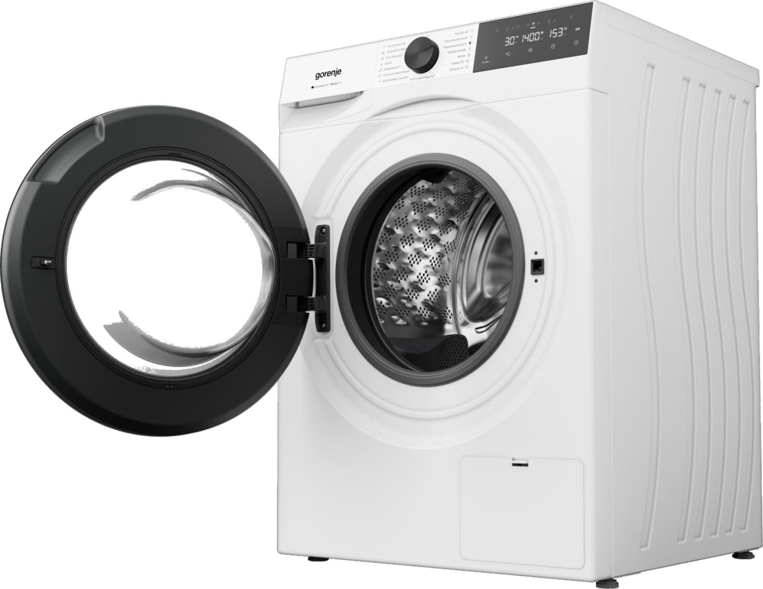 GORENJE Waschmaschine G400 W5G414A4P1, 10 kg, 1400 U/min, 40% besser als Energieklasse A, Trommelreinigungsprogramm