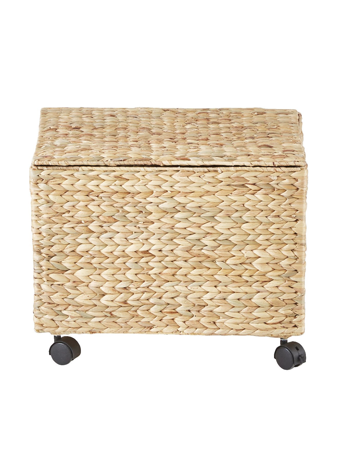 vertbaudet Aufbewahrungsbox Fahrbare Spielzeugkiste aus Wasserhyazinthe