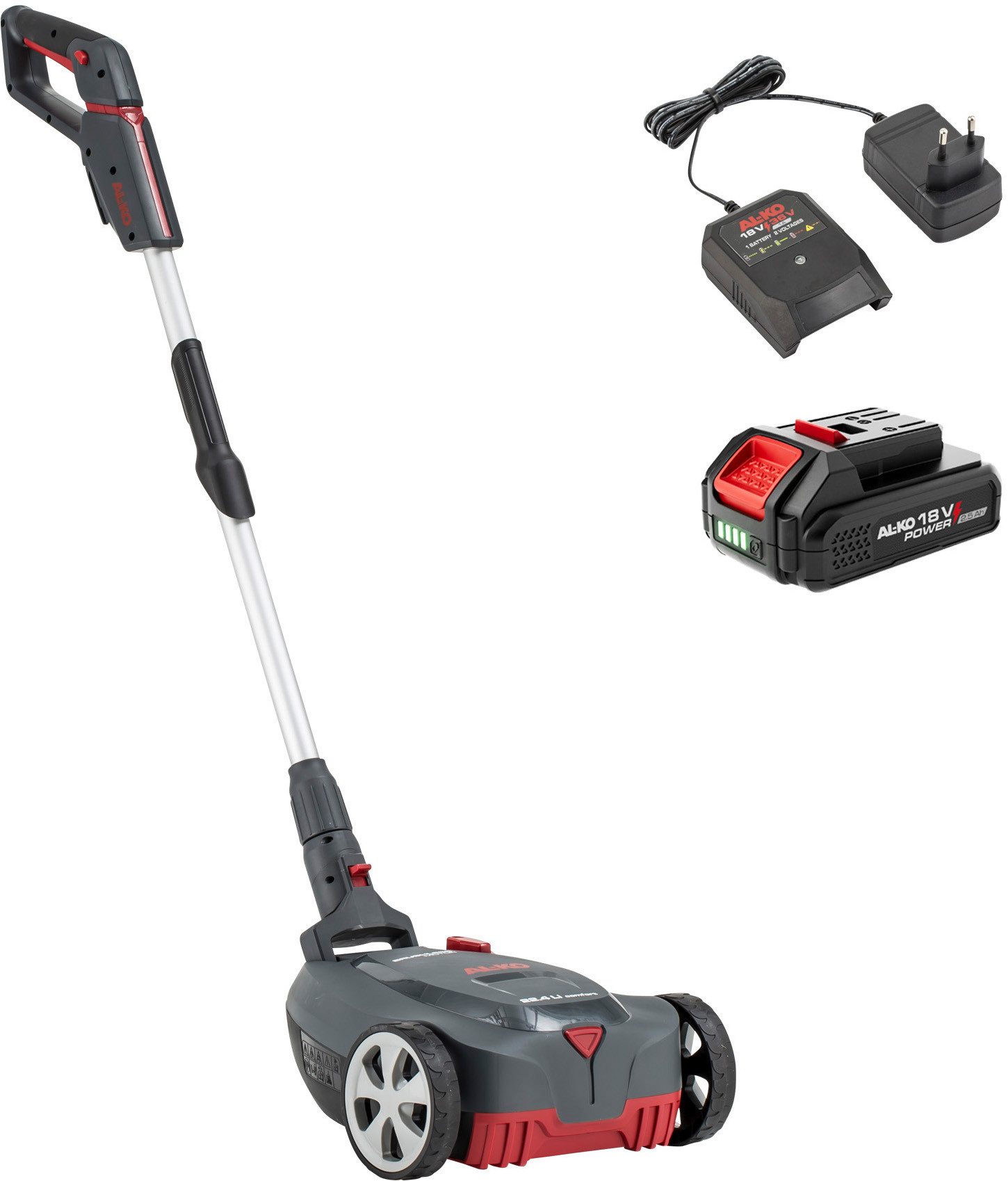 AL-KO Akkurasenmäher 22.6 Li MULCH & GROW SET, 22 cm Schnittbreite, (1x Akku (2,5 Ah) und Ladegerät im Lieferumfang enthalten)