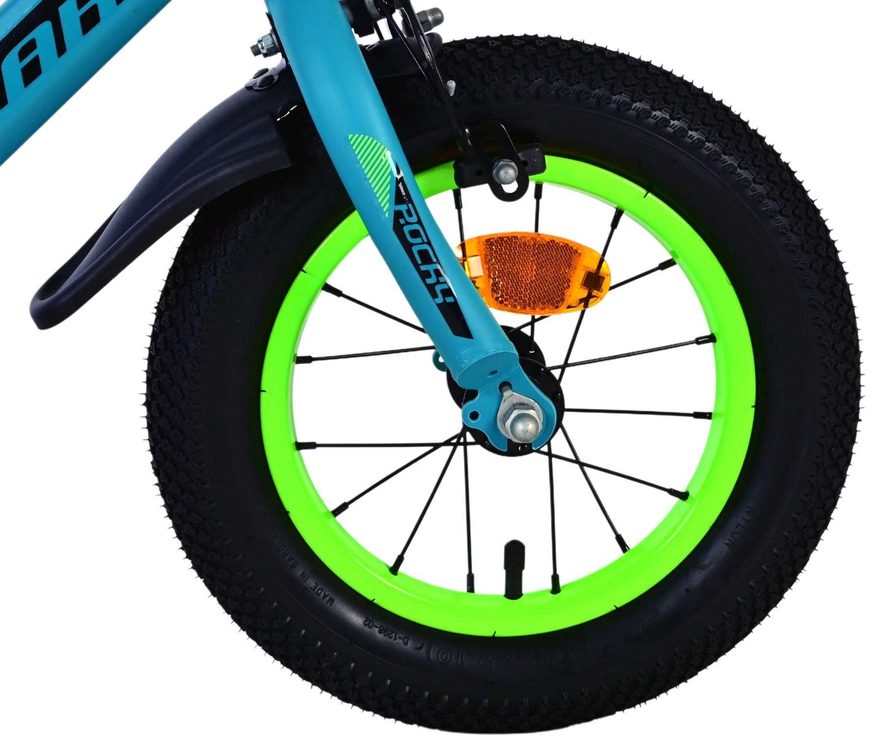 Volare Kinderfahrrad Rocky Kinderfahrrad - Jungen - 12 Zoll - Grün