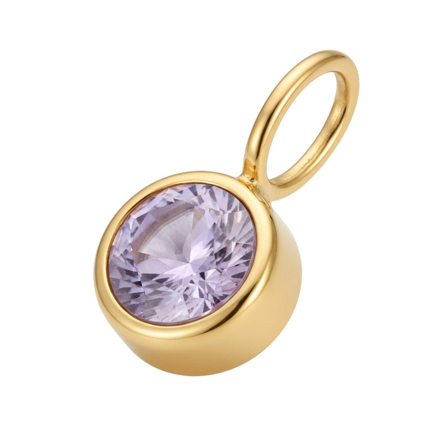 KARMA Charm-Kette Glückskette zum selbst zusammenstellen Halskette (zum kombinieren, verschiedene Glücksanhänger), Sternzeichen Schutzengel Geburtsstein