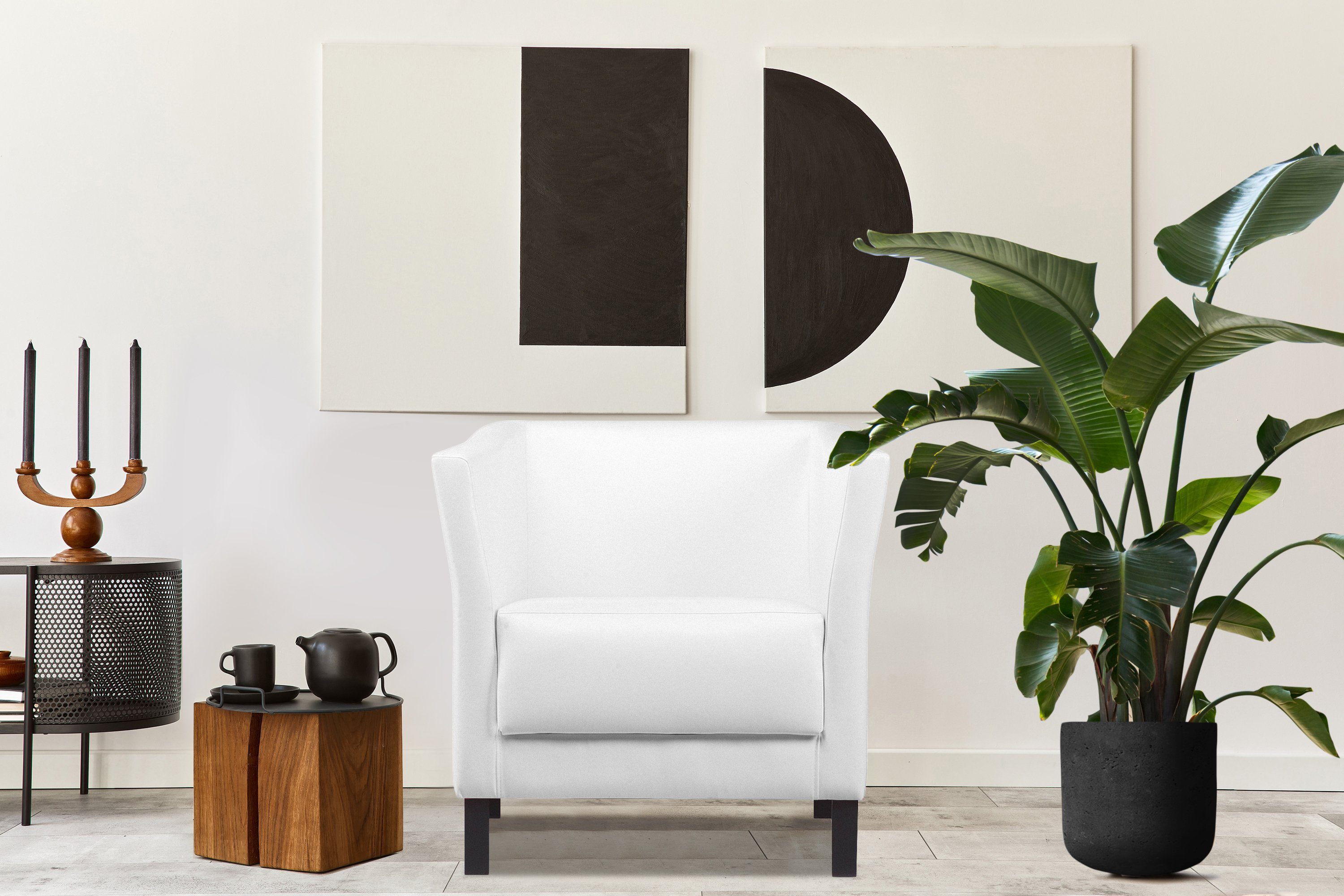 KONSIMO® Sessel ESPECTO Sessel, hohe Massivholzbeine günstig online kaufen