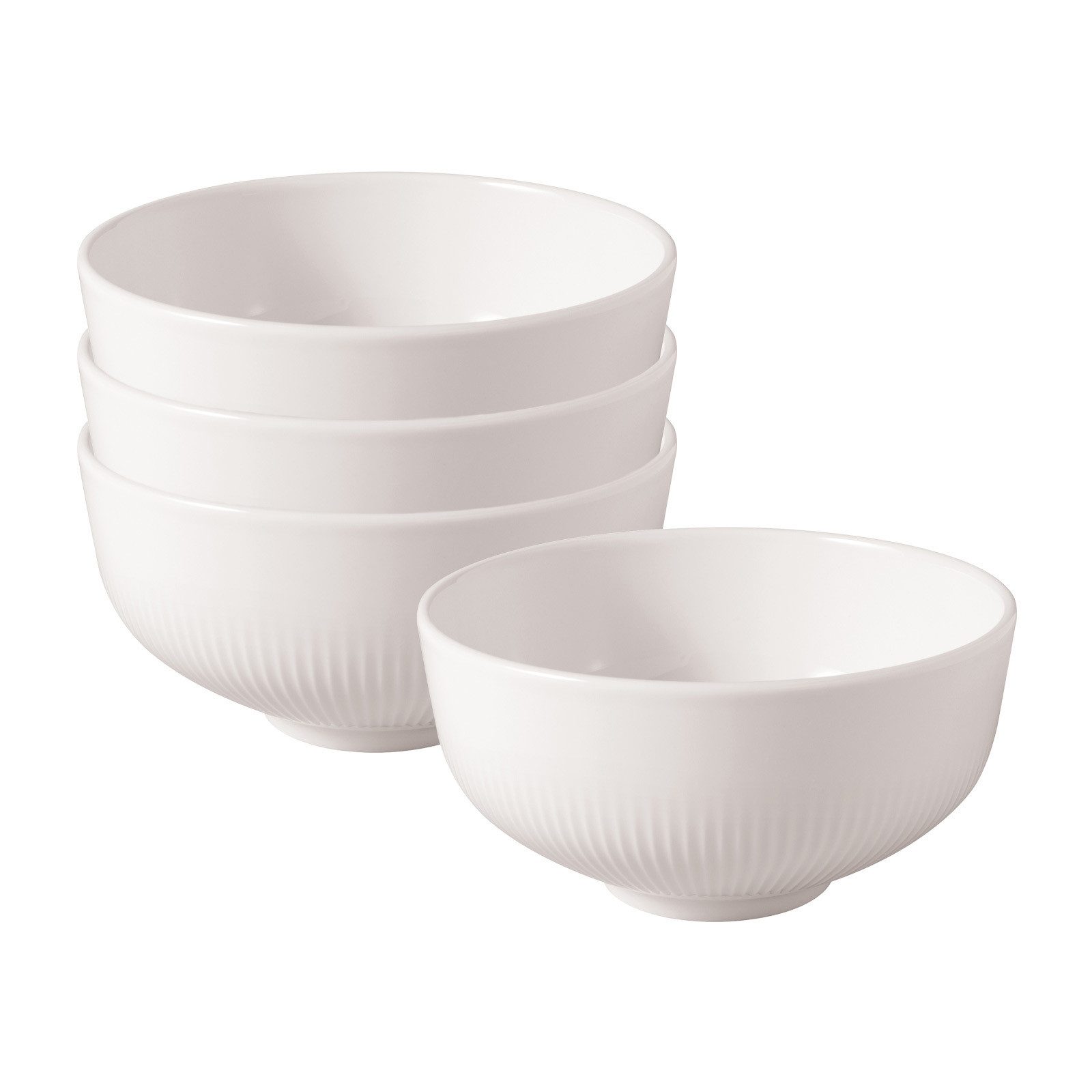 Villeroy & Boch Schale Afina Schüsseln ø 13 cm 4er Set, Porzellan, (4 Schalen, 4-tlg)