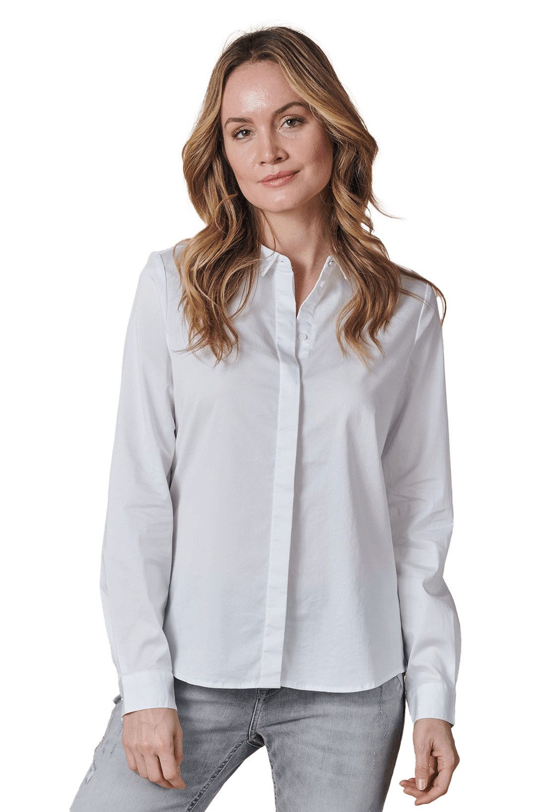 Longbluse Bluse RESI White