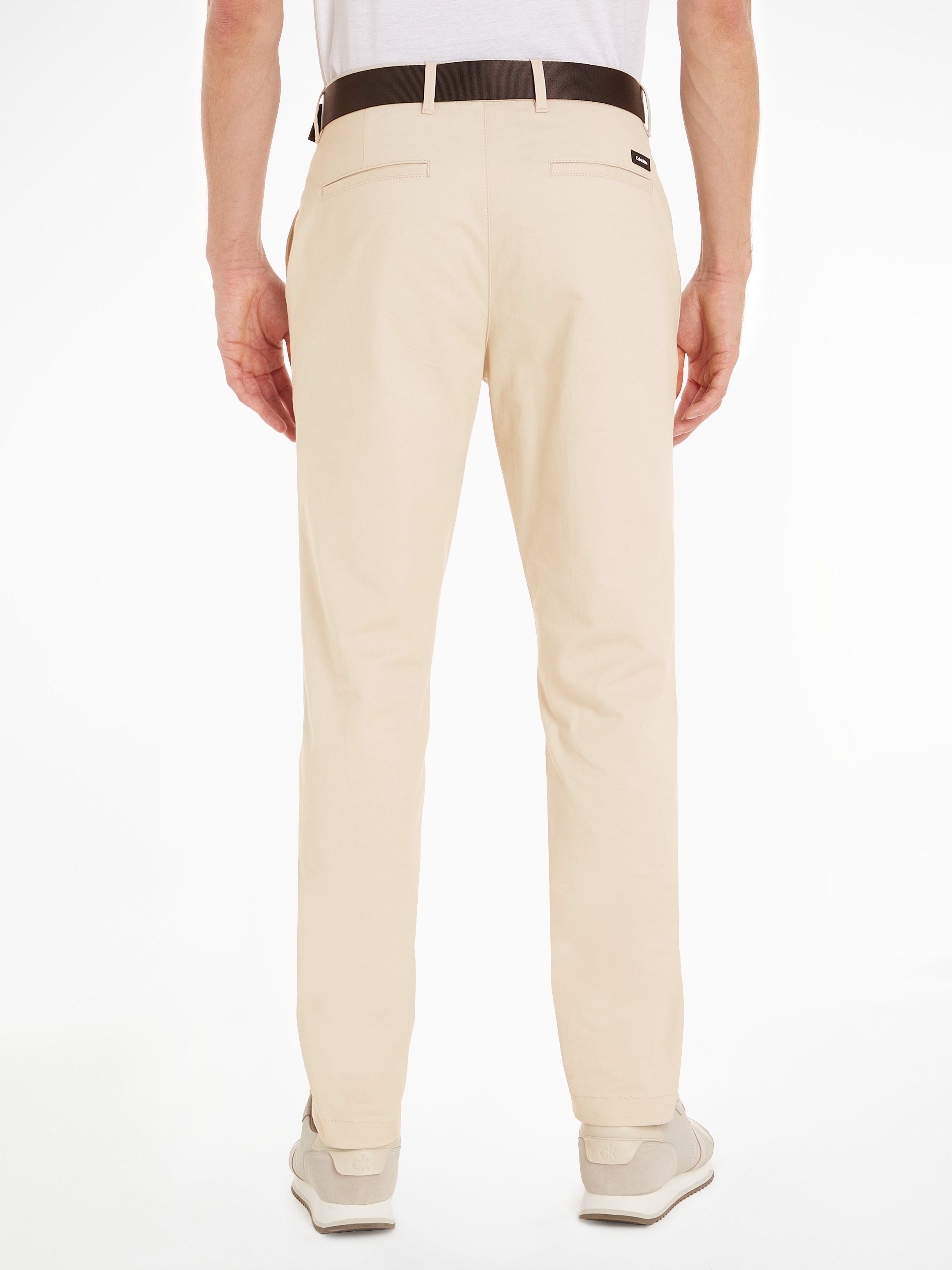Calvin Klein Stoffhose mit praktischem Gürtel günstig online kaufen