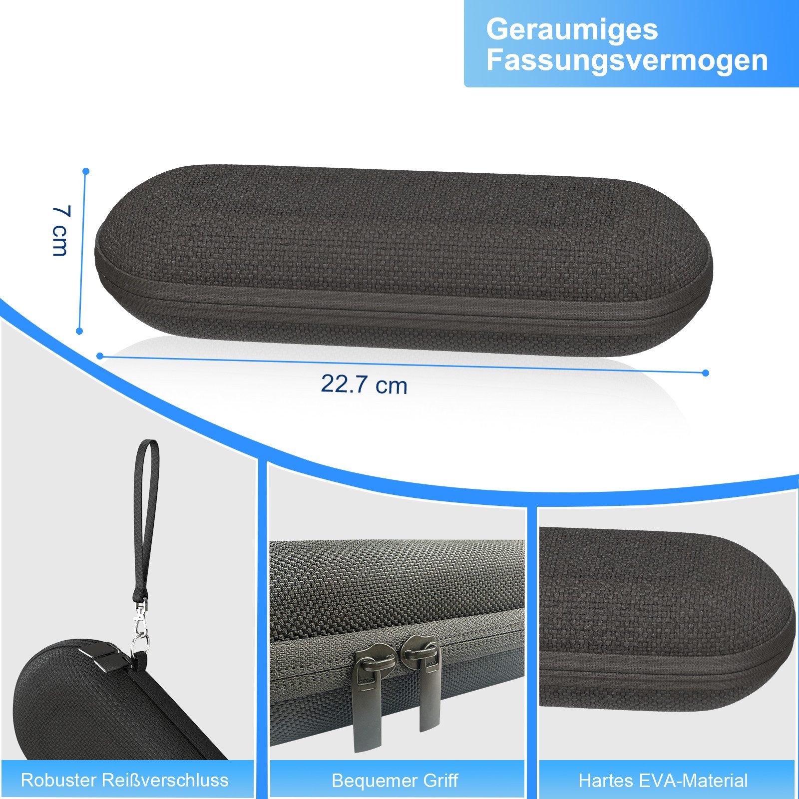 Comfy Mate Aufbewahrungsbox Elektrisches Zahnbürsten Etui, Reisebox kompati günstig online kaufen