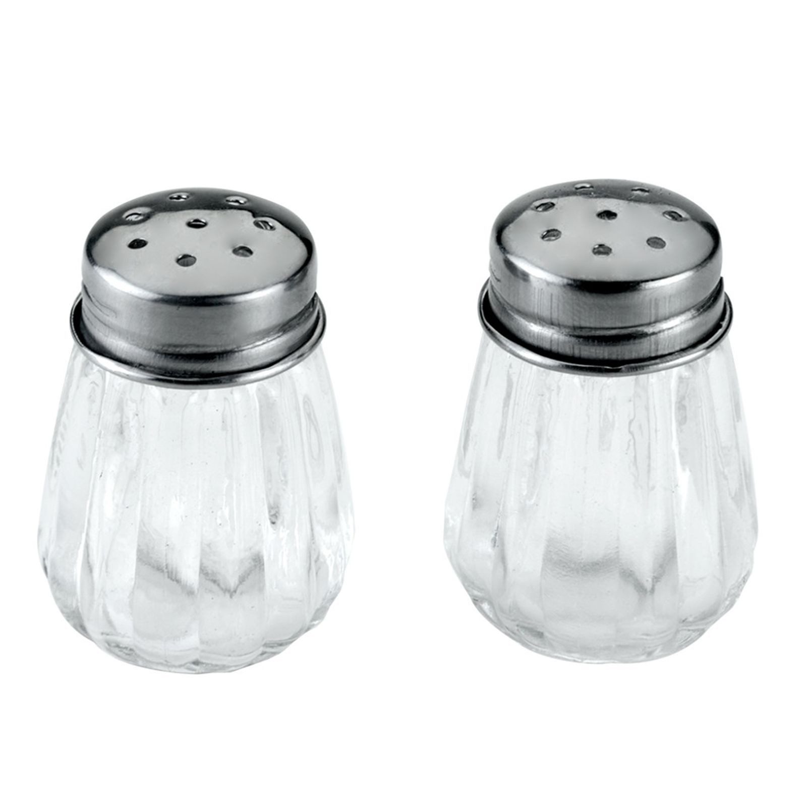 Gravidus Gewürzstreuer 2er Set Mini Salz- und Pfefferstreuer Salzstreuer Streuer Glas