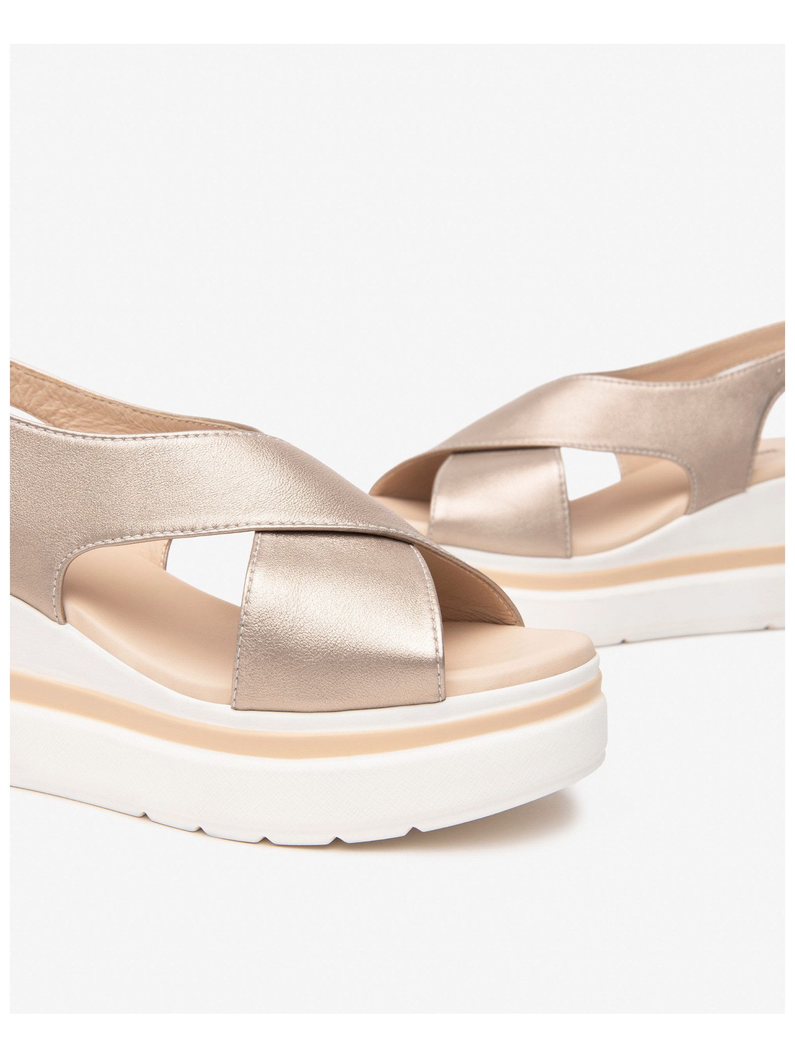 Nero Giardini Nero Giardini Sandalen Leder Keilsandalette