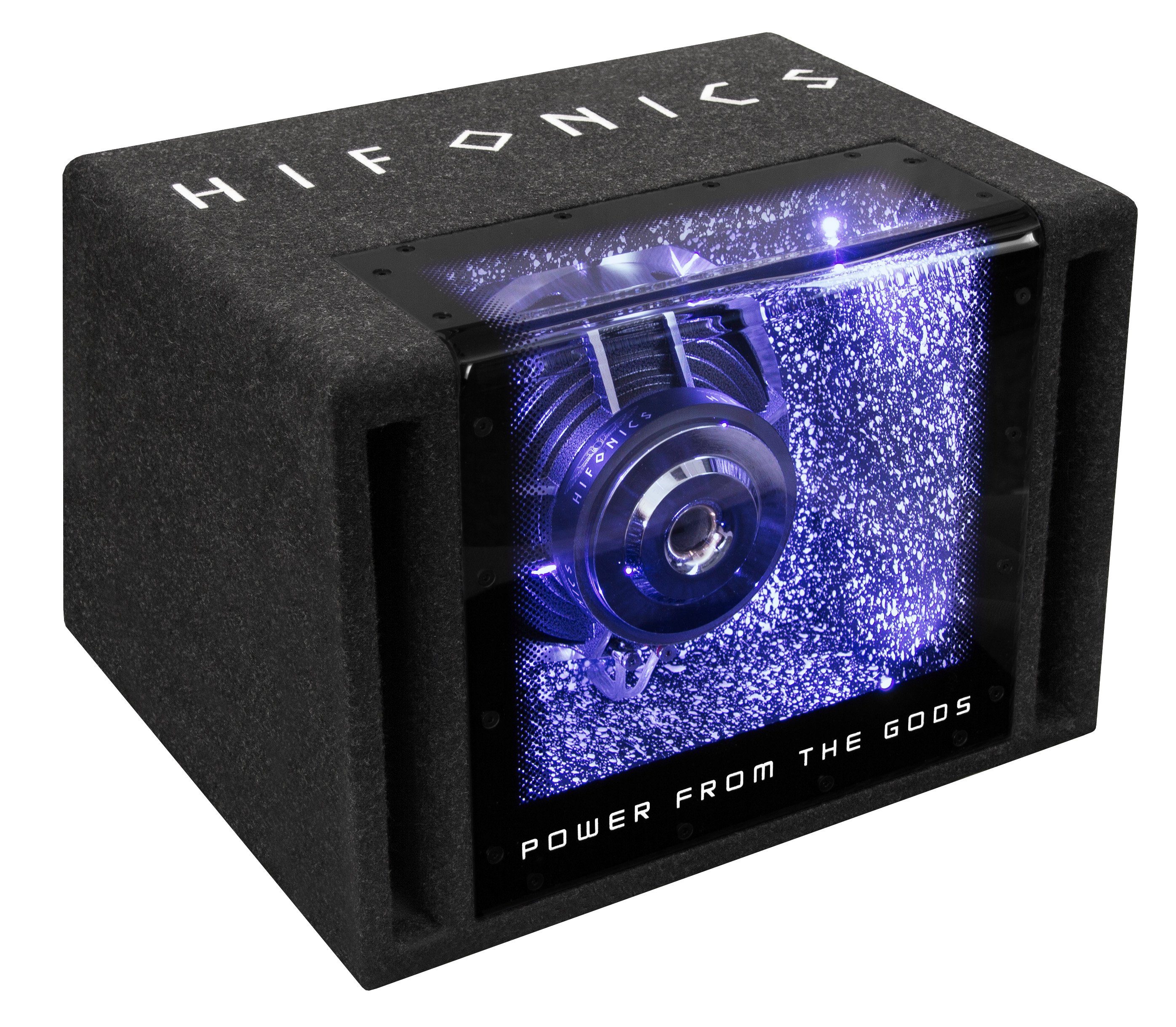 Hifonics Single-Bandpass ZX8-BP, Dual-LED Beleuchtung, Al Auto-Subwoofer (300 W)