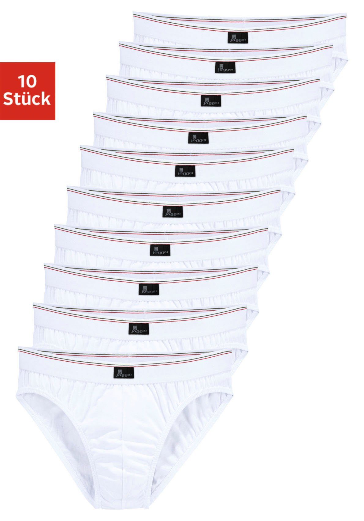 le jogger® Slip (Packung, 10-St) nur einfarbig