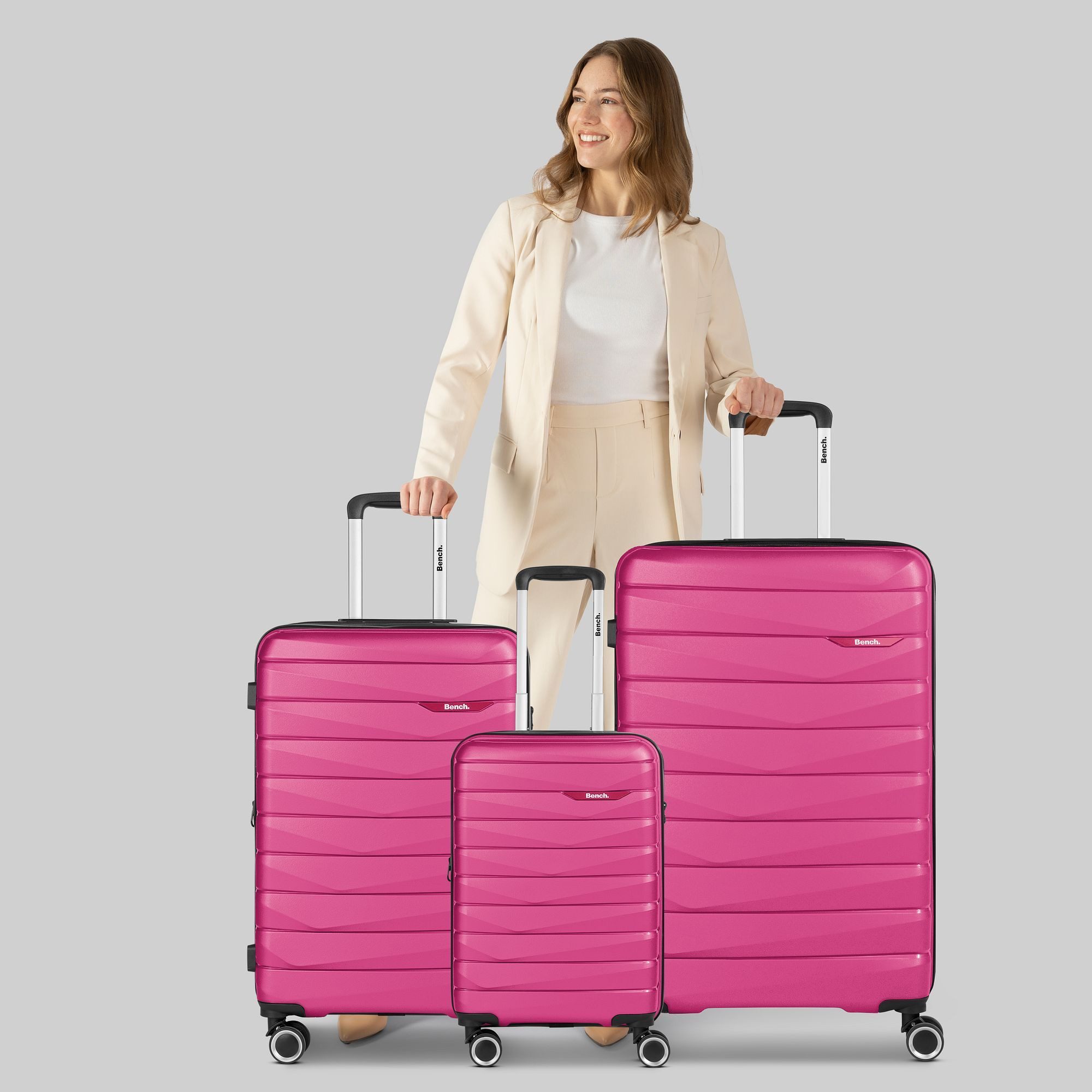 Bench. Trolleyset Paris, 4 Rollen, (3-teilig, 3 tlg), Polypropylen günstig online kaufen