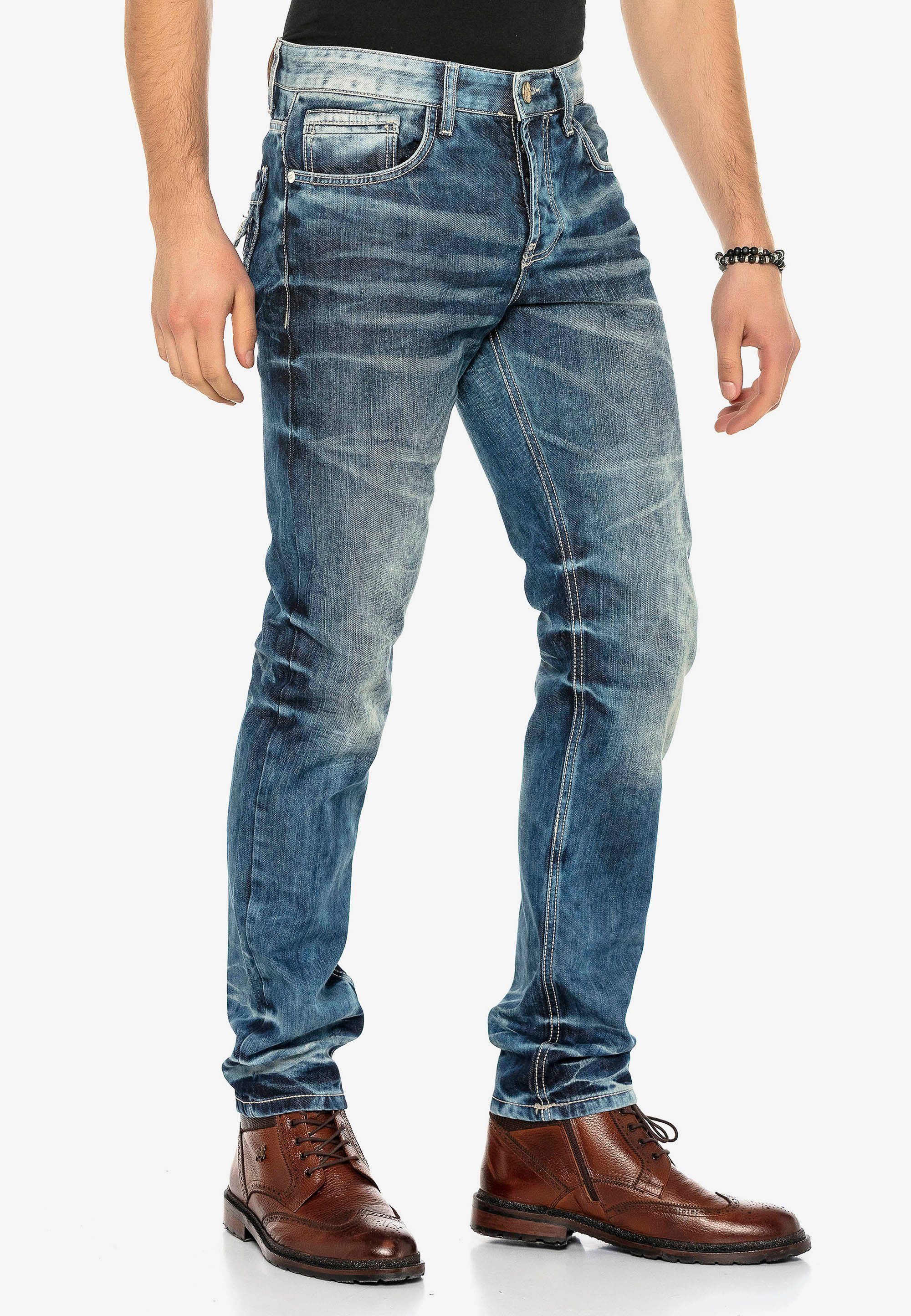Herren Jeans Cipo & Baxx Bequeme Jeans in Regular Fit