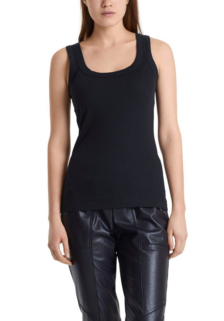 Essential" Tanktop Premium Feinripp Tanktop blue midnight Marc Cain Damenmode "Collection aus