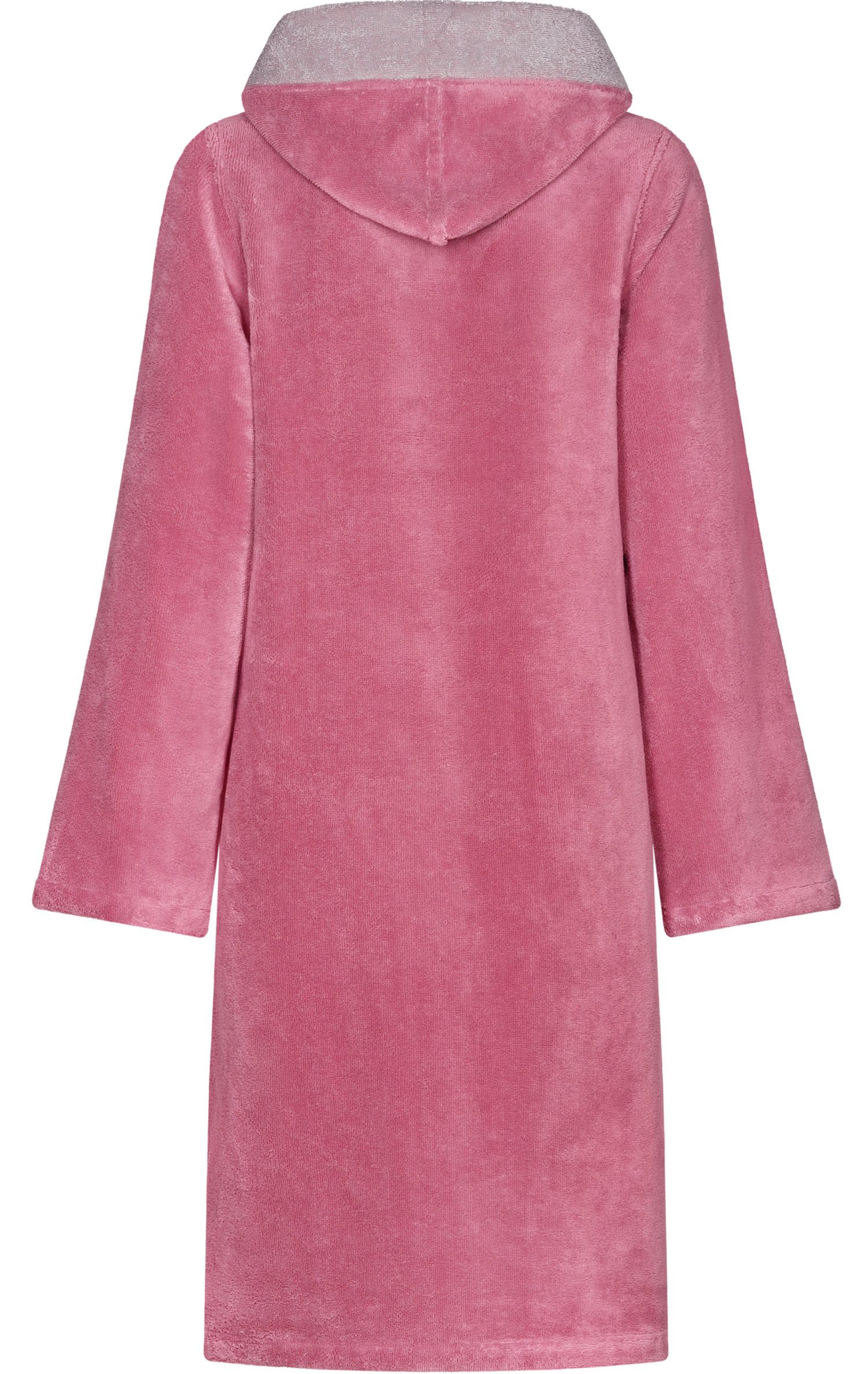 Cawö Home Damenbademantel mit Kapuze und Reißverschluss, Kurz, Baumwollmisc günstig online kaufen