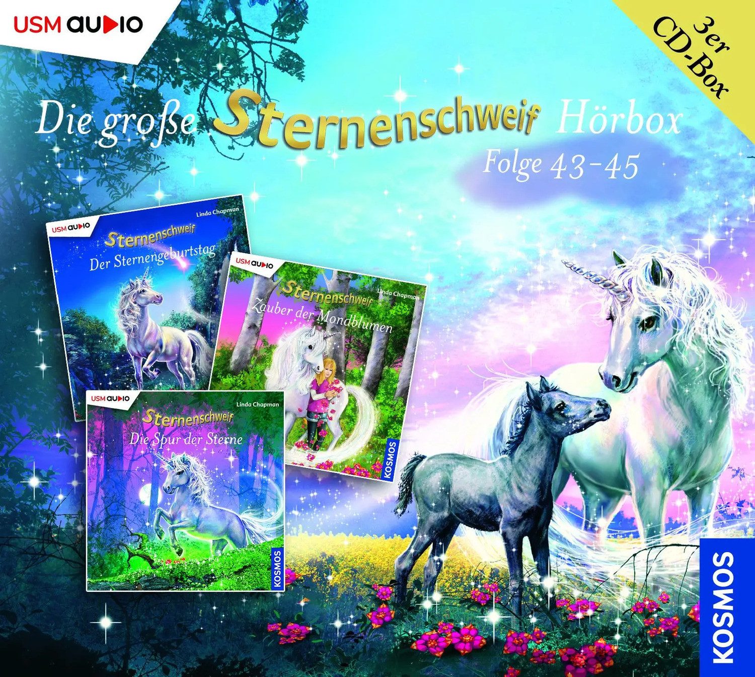 United Soft Media Hörspiel Die große Sternenschweif Hörbox Folgen 43-45 (3 Audio CDs)