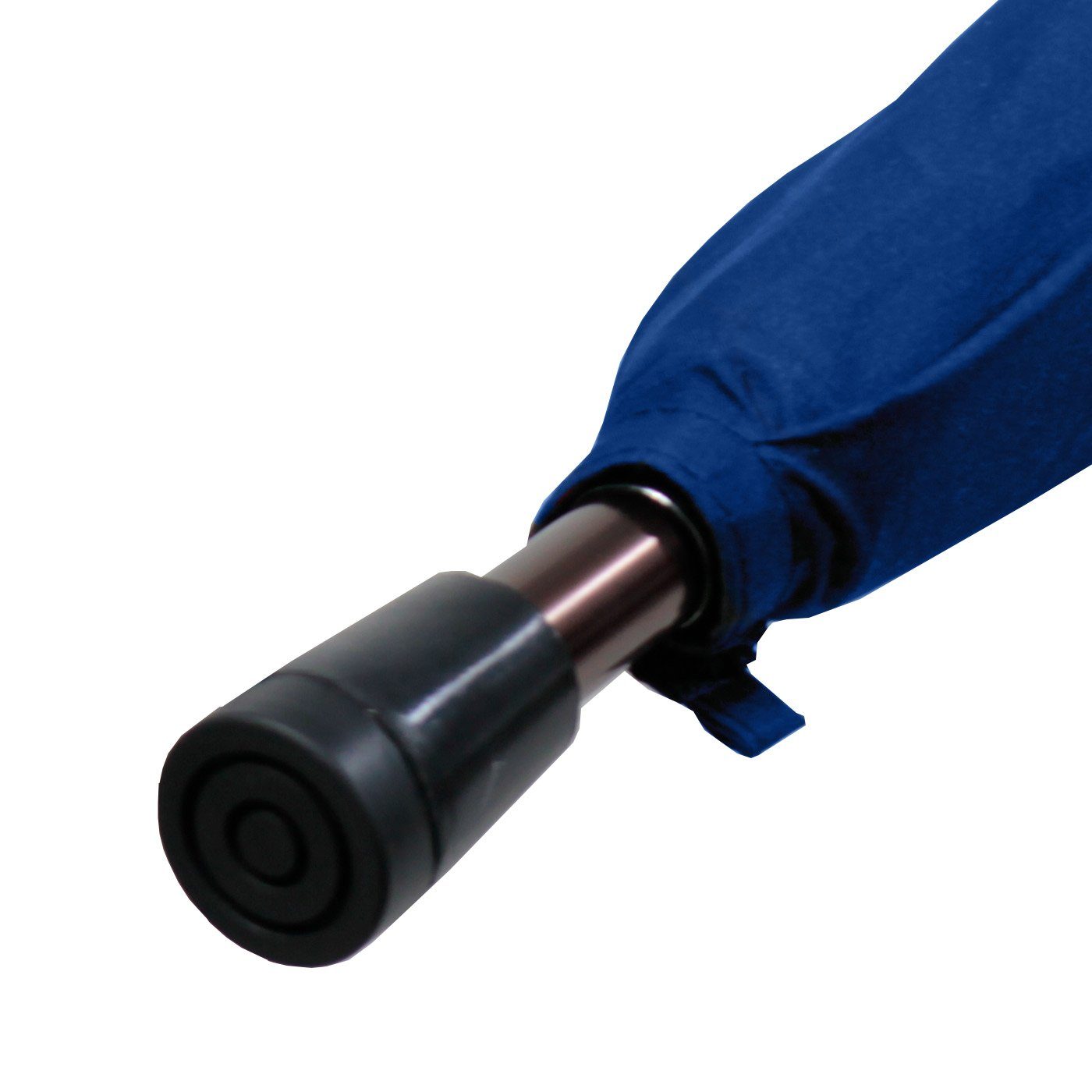 stabil, Langregenschirm extrem-stabil Stützschirm iX-brella sehr blau Holzgriff höhenverstellbar