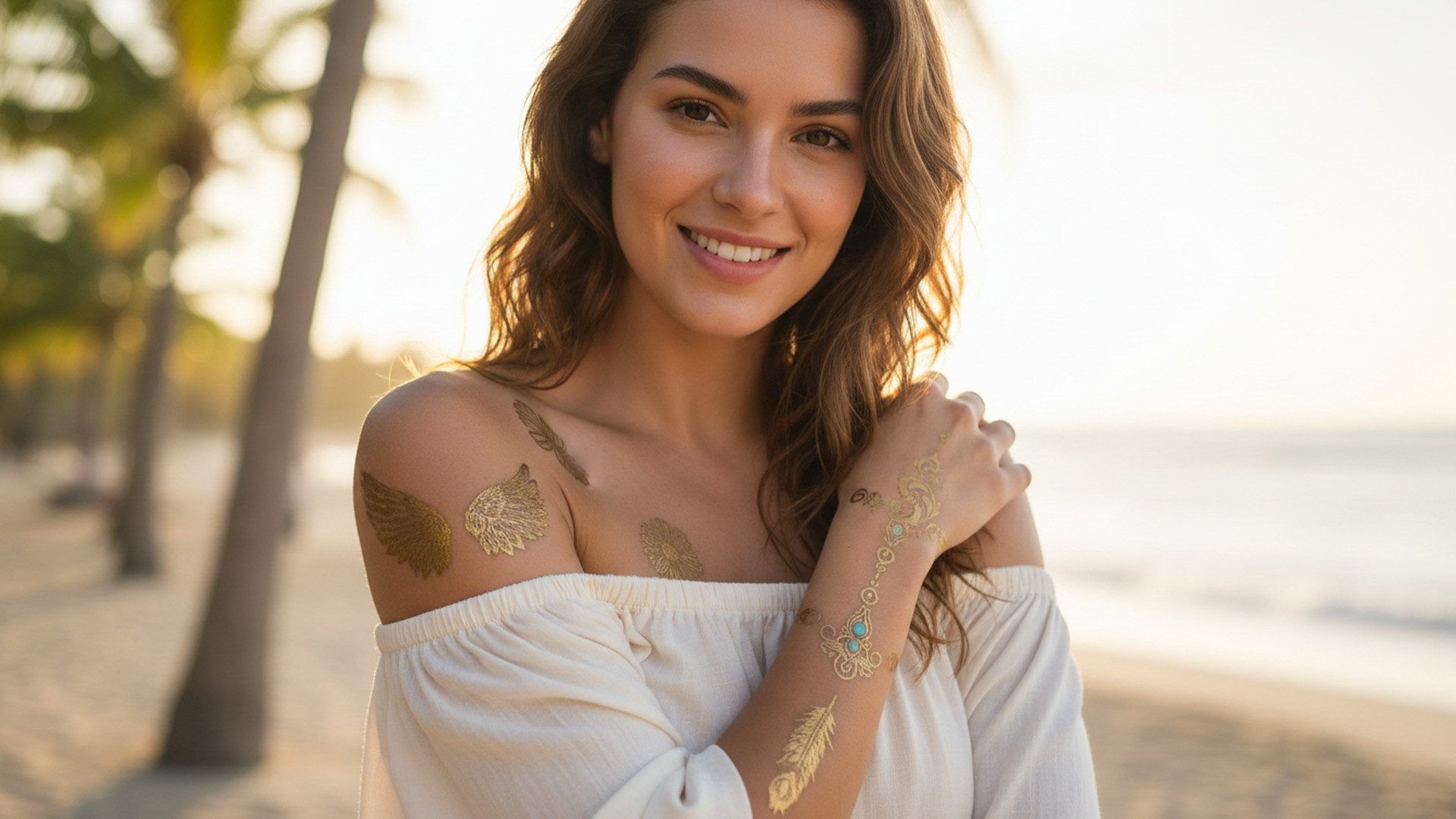 LK Trend & Style Schmuck-Tattoo Wundertüte 20 Blätter mit den unterschiedlichsten Tattoos, 20-tlg., die moderne Art von Modeschmuck