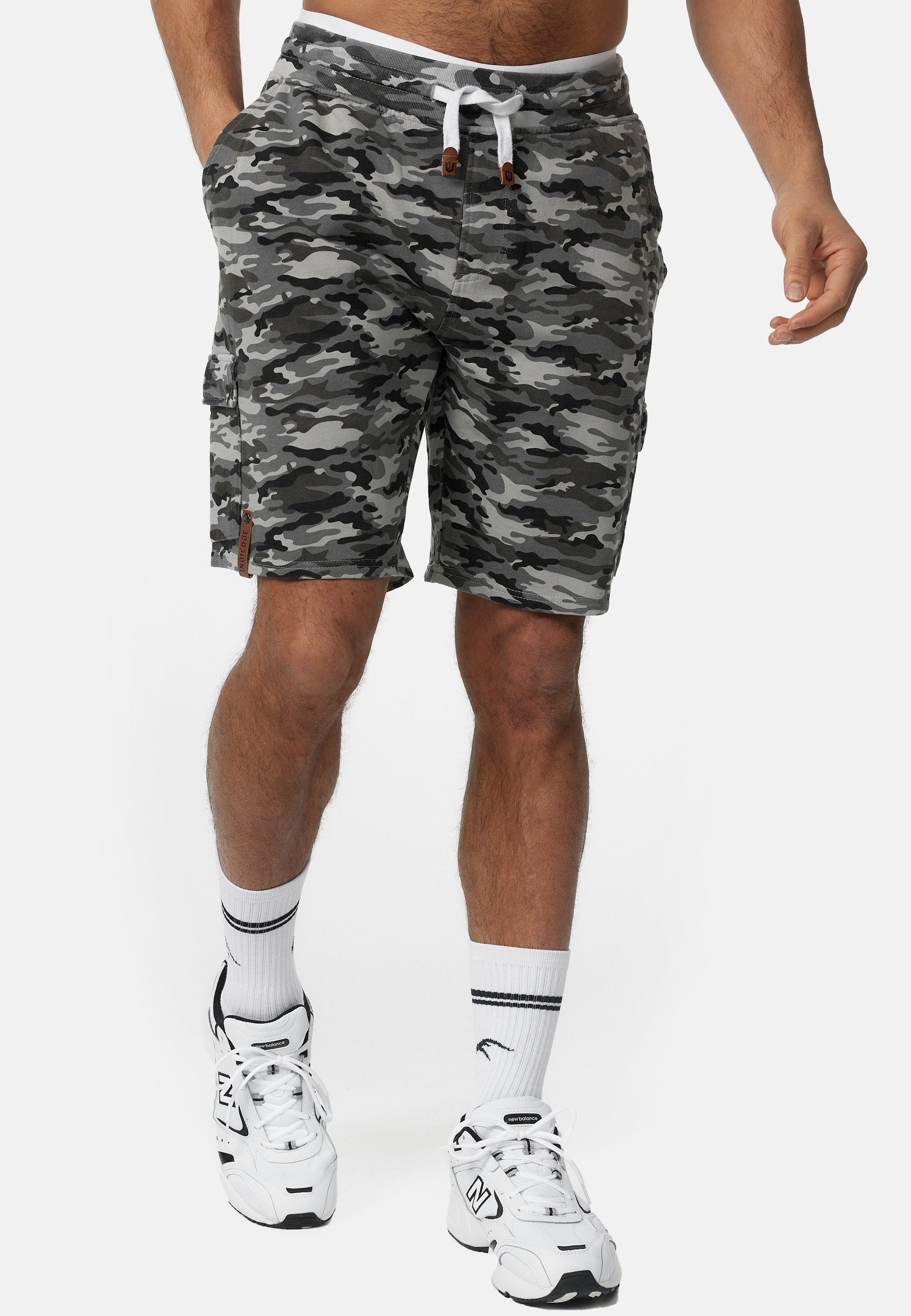 Indicode Sweatshorts Herren White Rock Sweat Shorts Herrenshorts aus 100 % günstig online kaufen