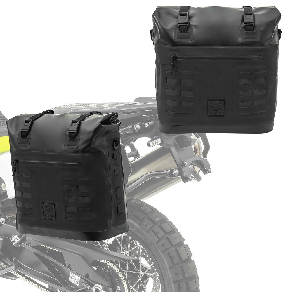 Reisetasche 2x Motorrad Satteltasche IPX 35L Seitentasche wasserdicht paar schwarz