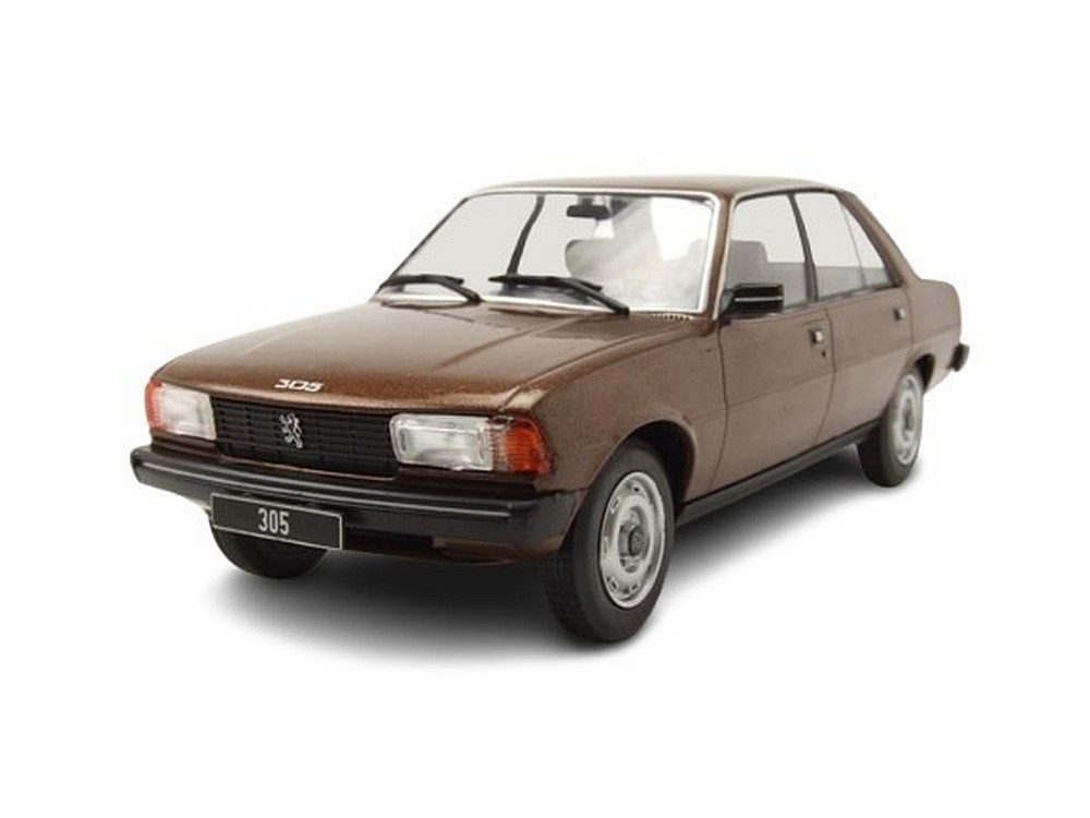 Whitebox Modellauto Peugeot 305 1977 braun metallic Modellauto 1:24 Whitebox, Maßstab 1:24